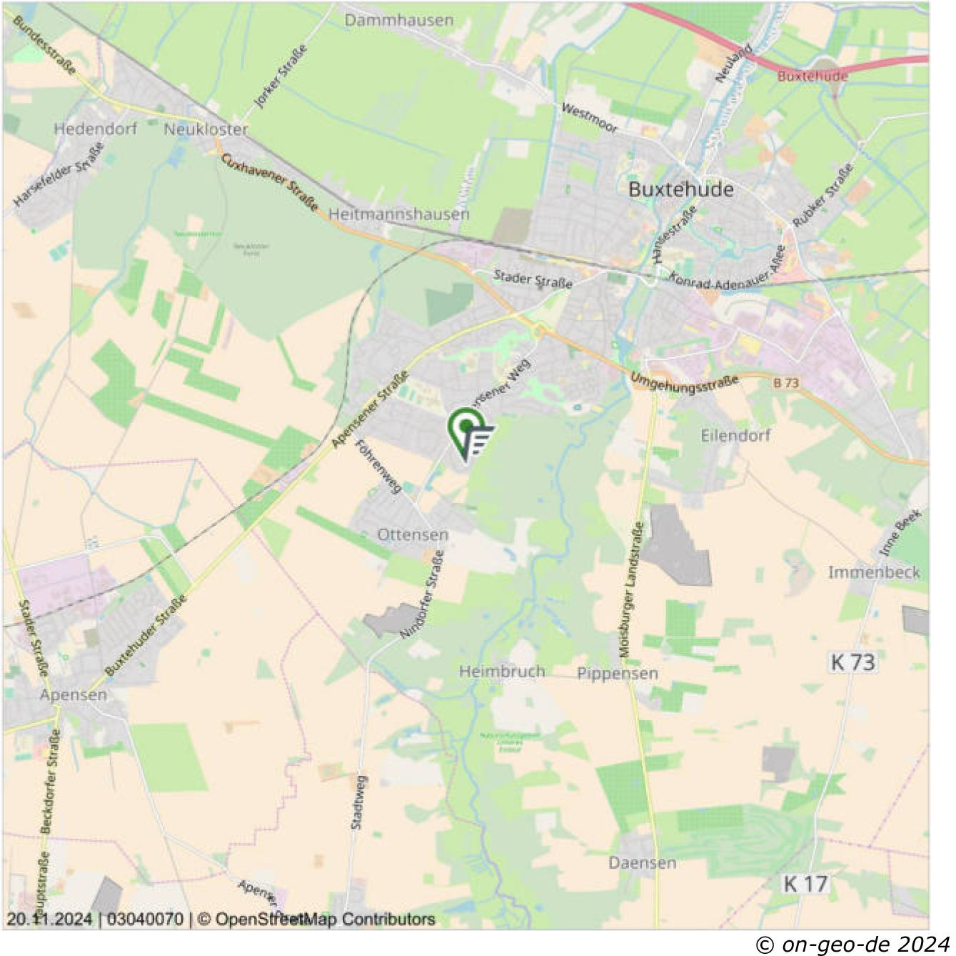 niedersachsen 0010 K 0007/2024 Gerlachweg 2, 21614 Buxtehude, Ottensen 22