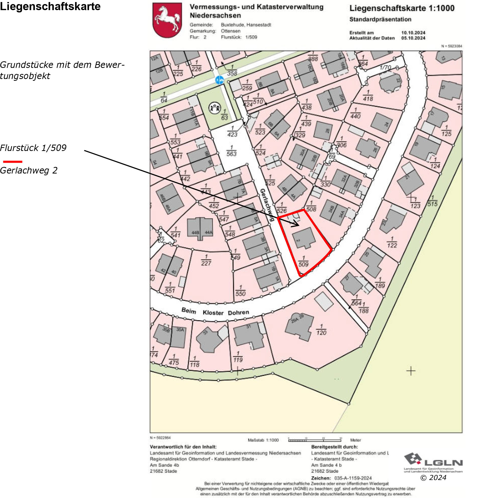 niedersachsen 0010 K 0007/2024 Gerlachweg 2, 21614 Buxtehude, Ottensen 17