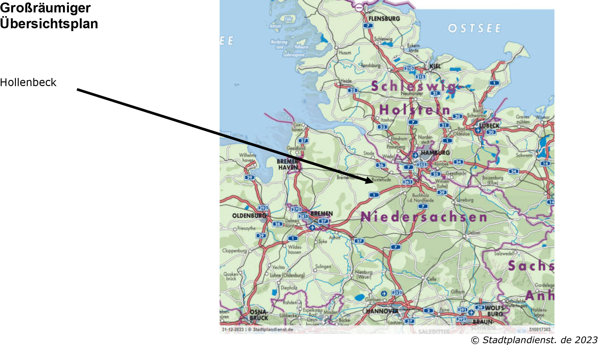 unbebautes Grundstück, Waldfläche, Auewiesen in Auewiesen, 21698 Hollenbeck - Bild 2