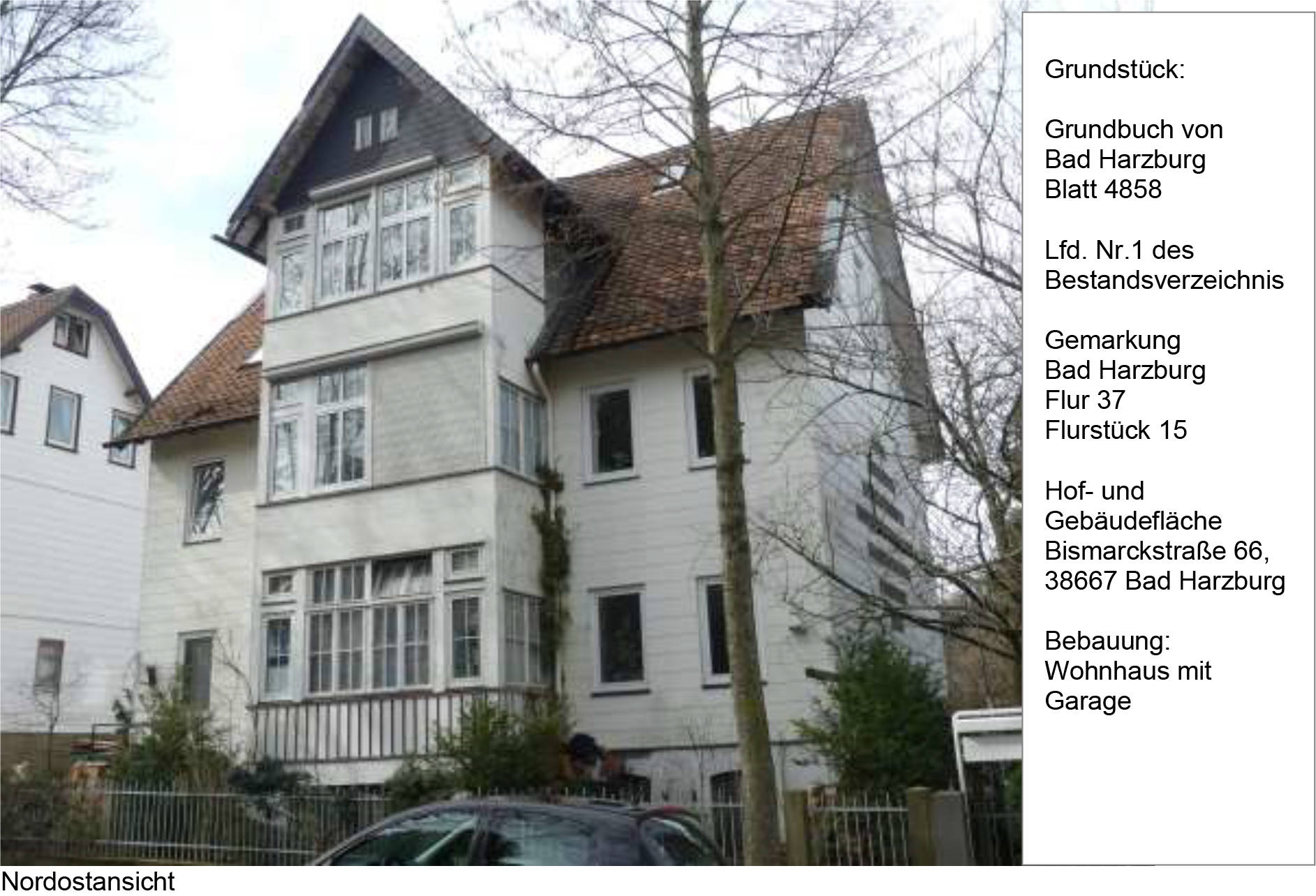 niedersachsen 0011 K 0003/2022 Bismarckstraße 66, 38667 Bad Harzburg 2