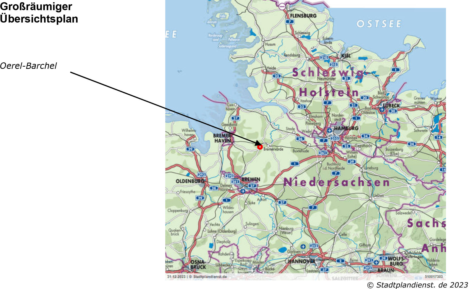 niedersachsen 0011K0009-2023 Am Sportplatz 4 und 4 A, 27432 Oerel, Barchel 10