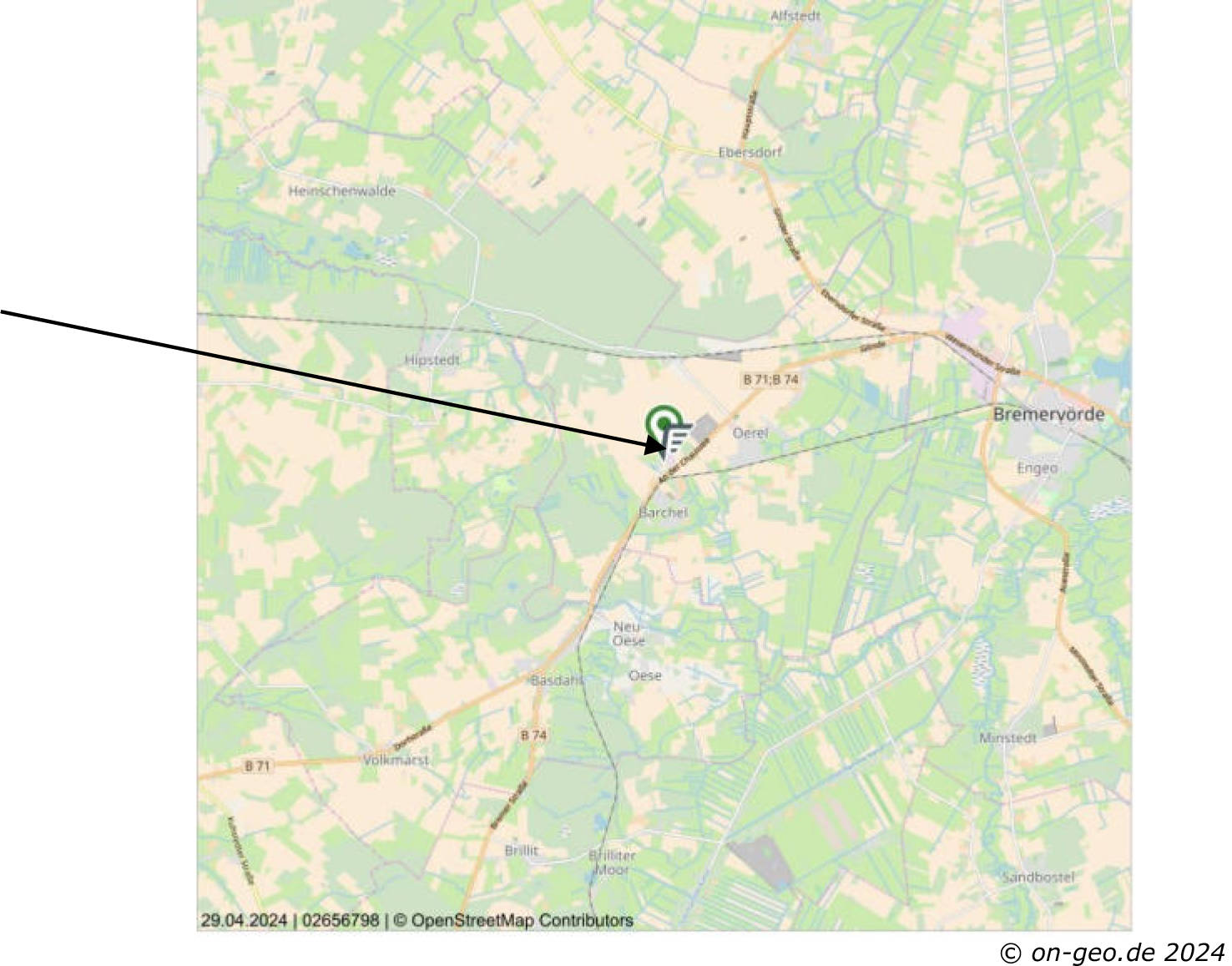 niedersachsen 0011K0009-2023 Am Sportplatz 4 und 4 A, 27432 Oerel, Barchel 15