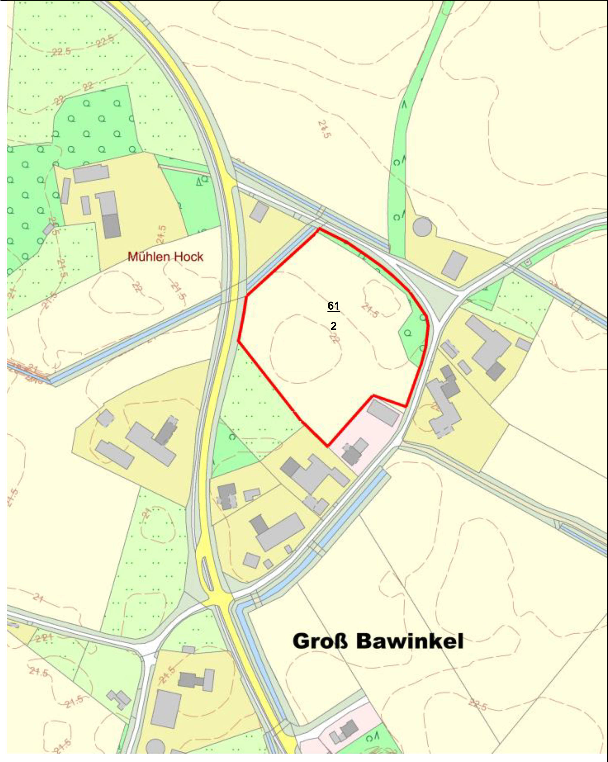 land- und forstwirtschaftlich genutztes Grundstück in Möllenhook, 49844 Bawinkel