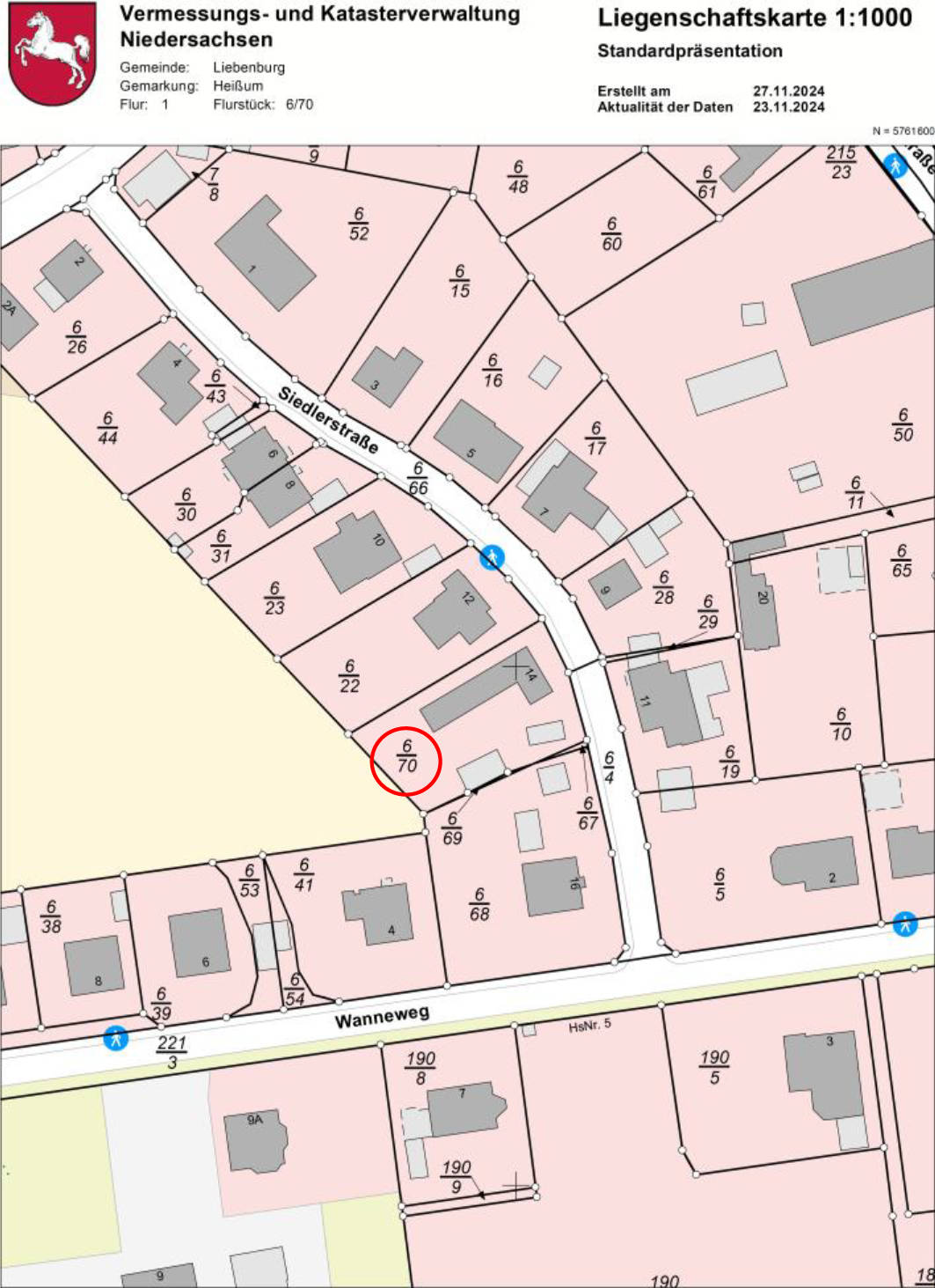 niedersachsen 0011K0032-2024 Siedlerstr. 14, 38704 Liebenburg, Heißum