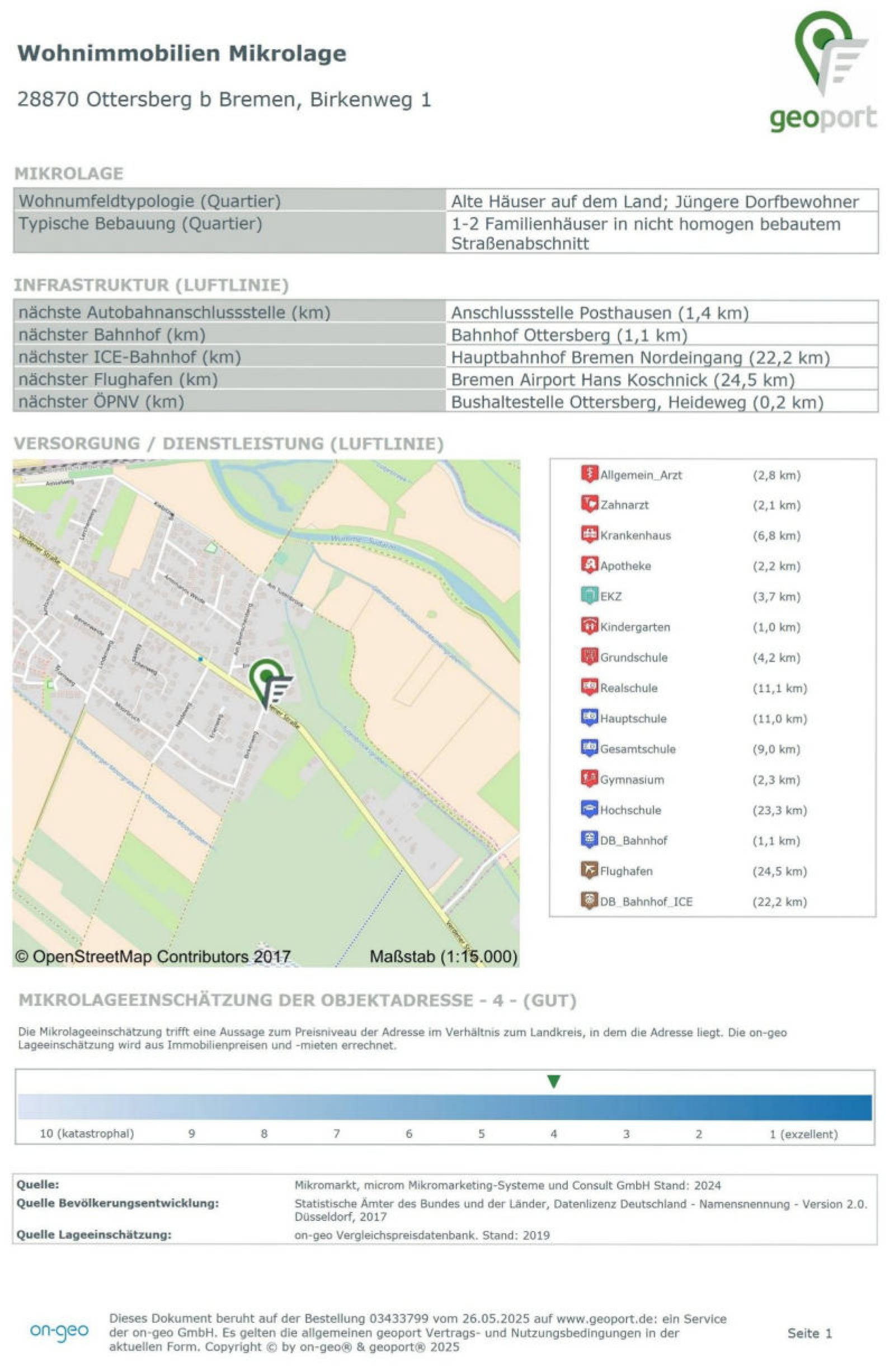 niedersachsen 0012 K 0003/2025 Birkenweg 1, 28870 Ottersberg 8