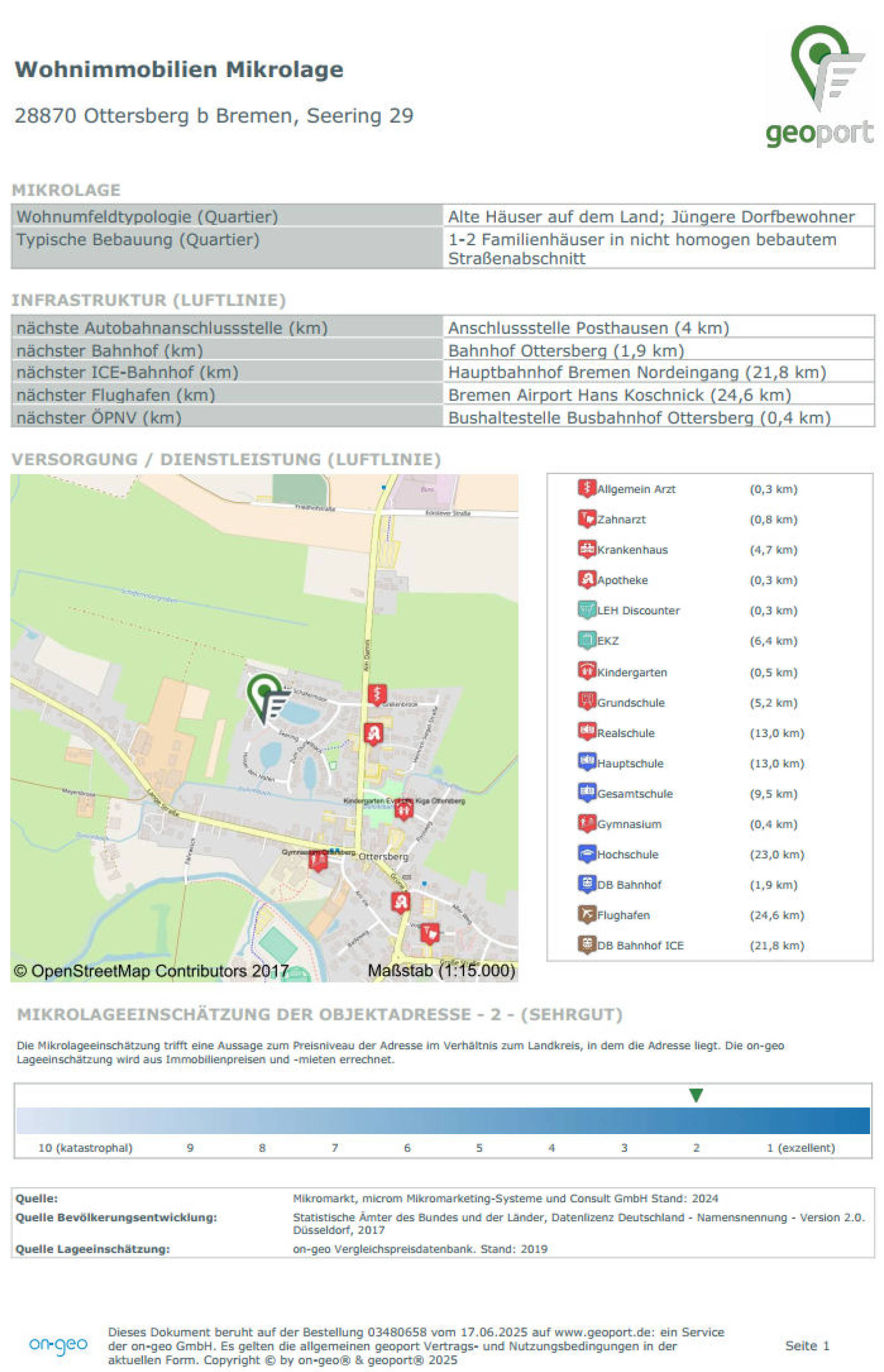 niedersachsen 0012 K 0006/2025 Seering 29 /Seering, 28870 Ottersberg 13