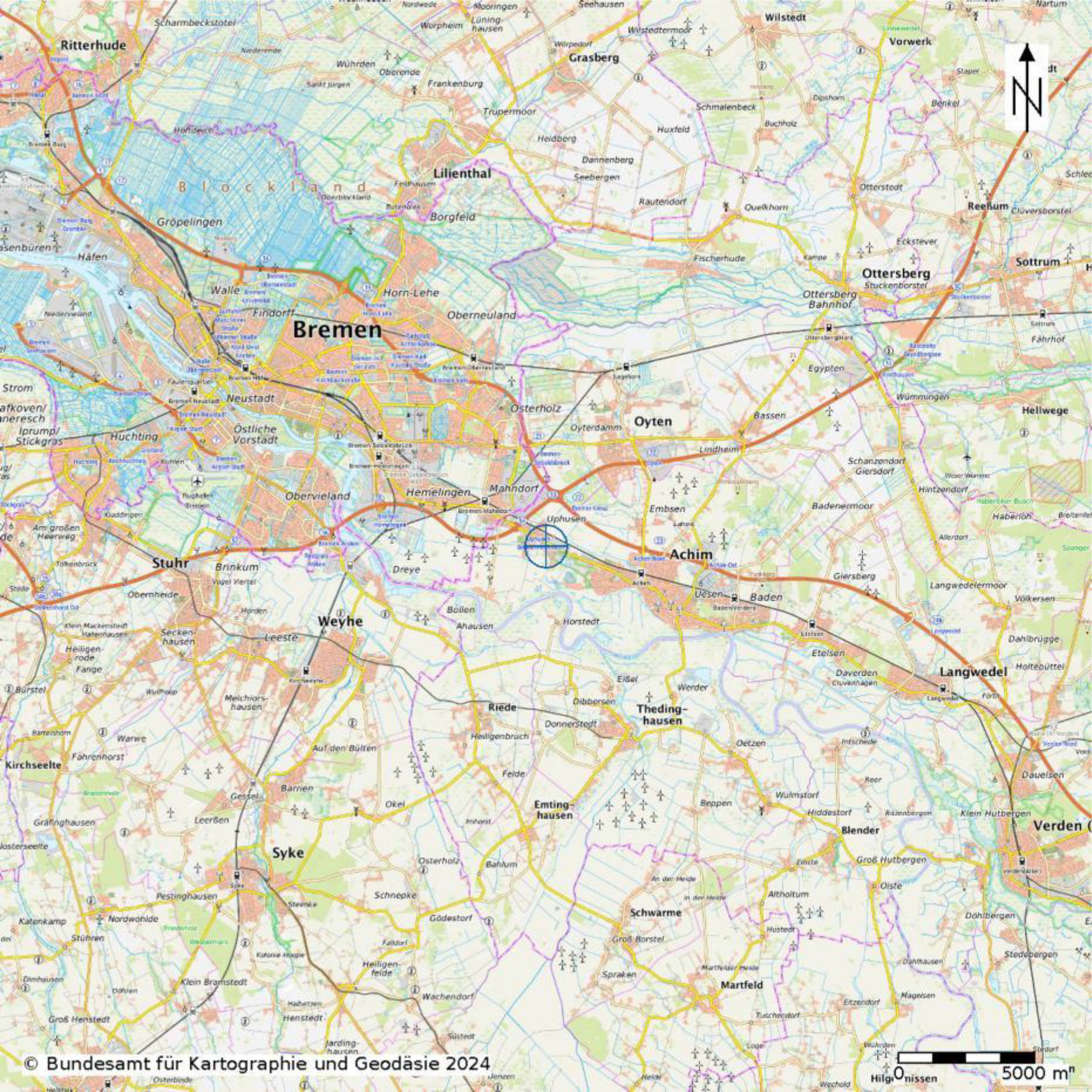niedersachsen 0012K0012-2023 Am Weserberg 6, 28832 Achim, Uphusen