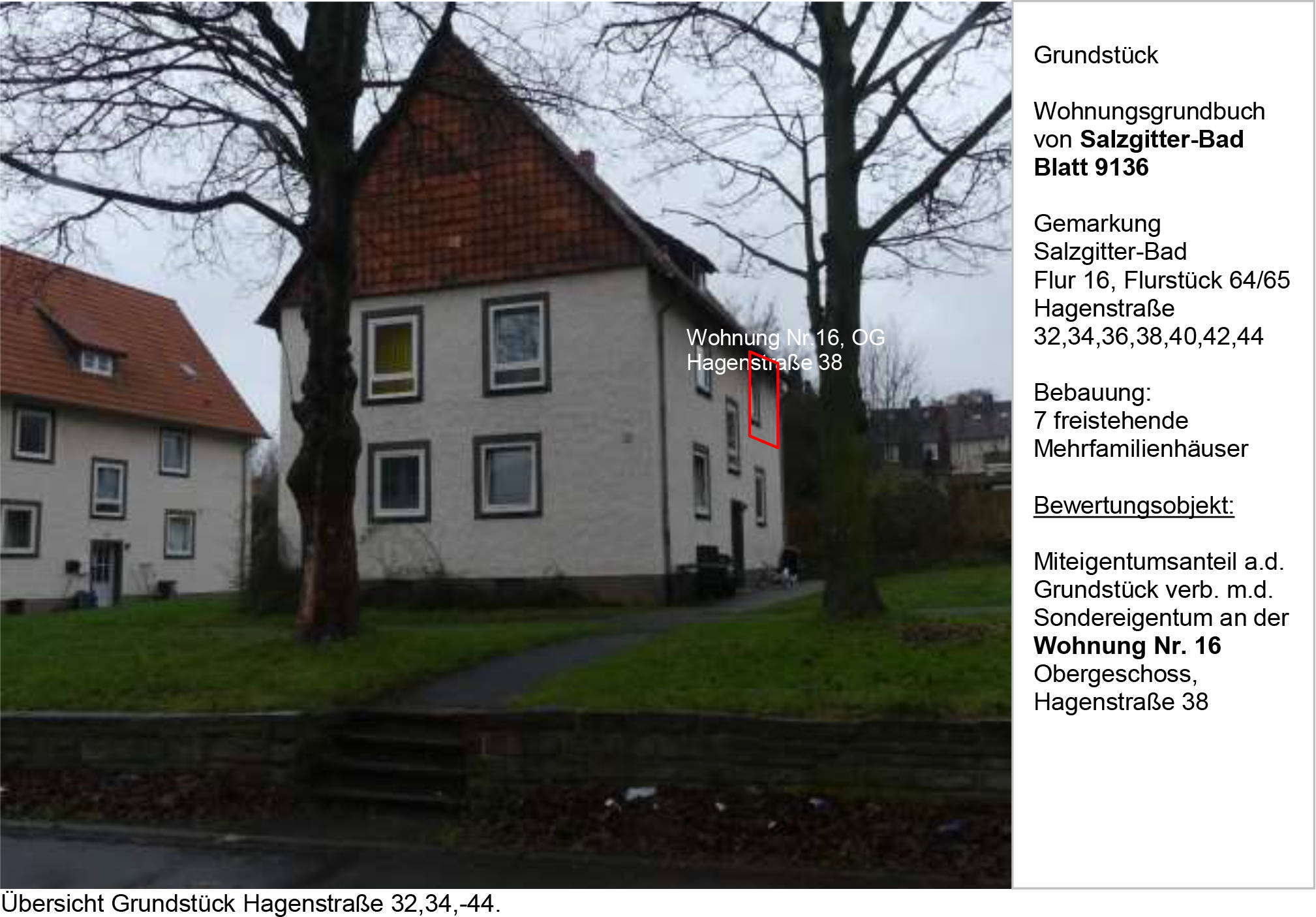 Eigentumswohnung (1 bis 2 Zimmer) in Hagenstraße 38, 38259 Salzgitter, Bad