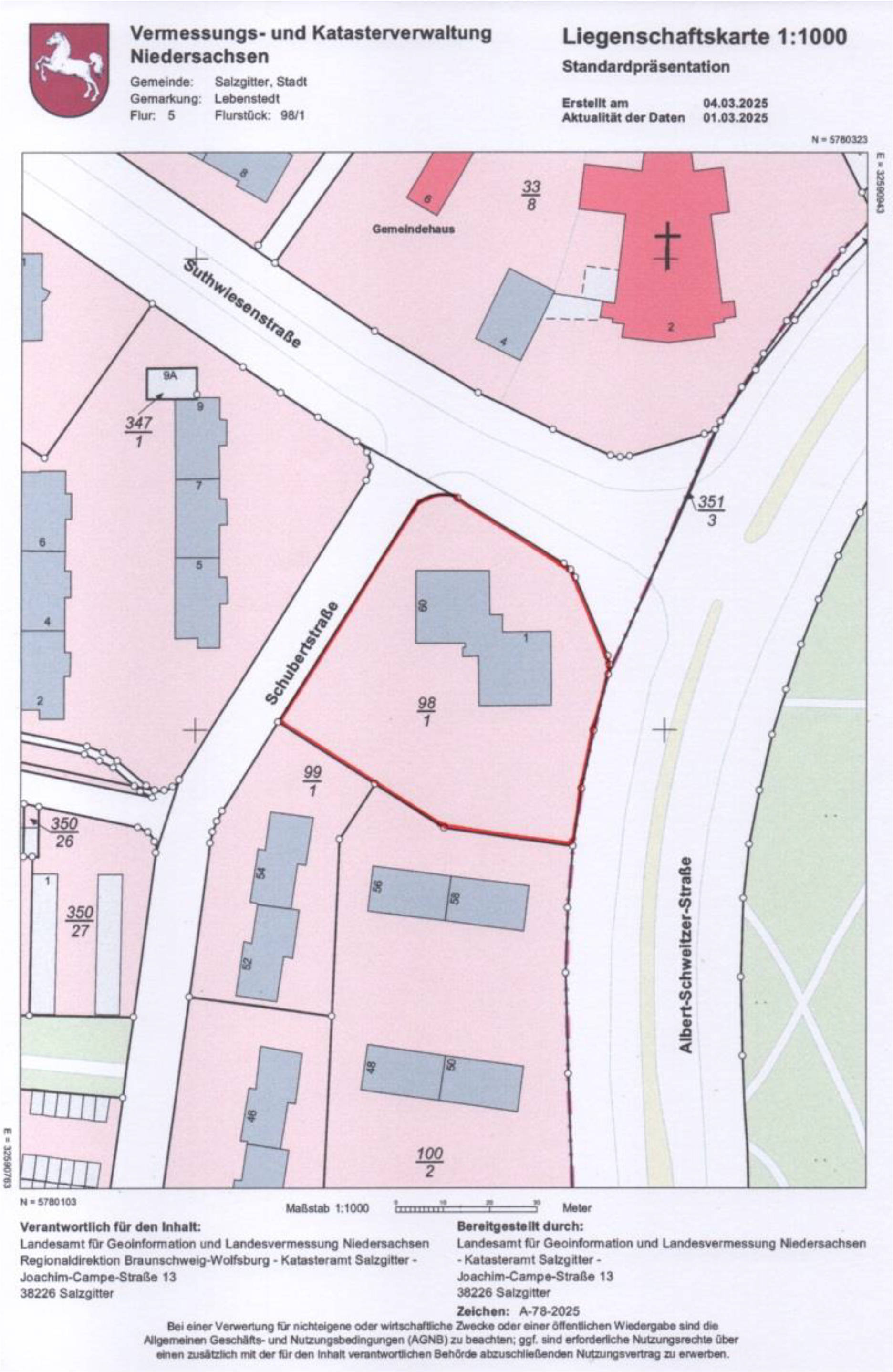 niedersachsen 0014 K 0029/2024 Schubertstraße 60, 38226 Salzgitter, Lebenstedt 6