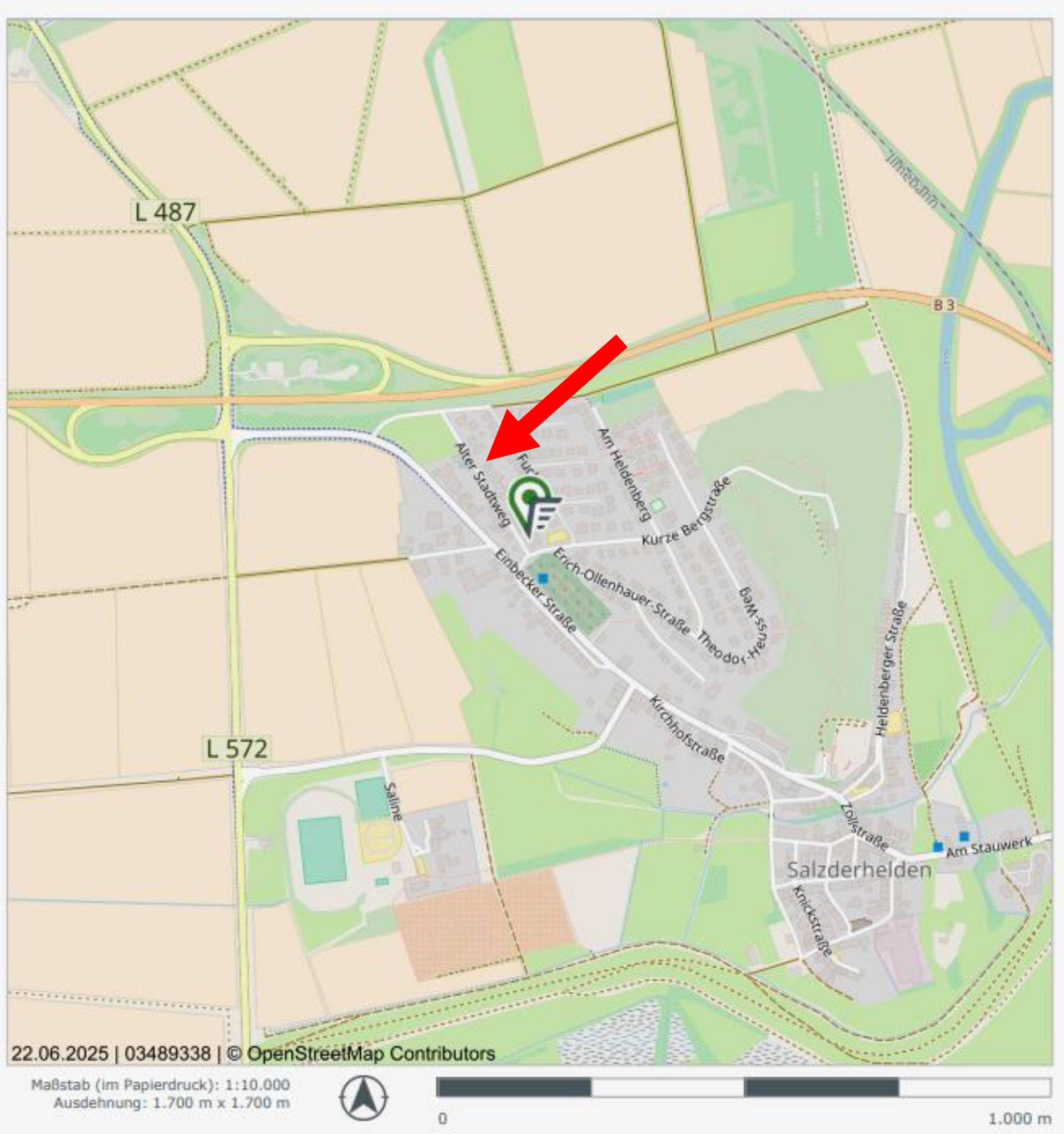 niedersachsen 0022 K 0002/2025 Alter Stadtweg, 37574 Einbeck, Salzderhelden 6