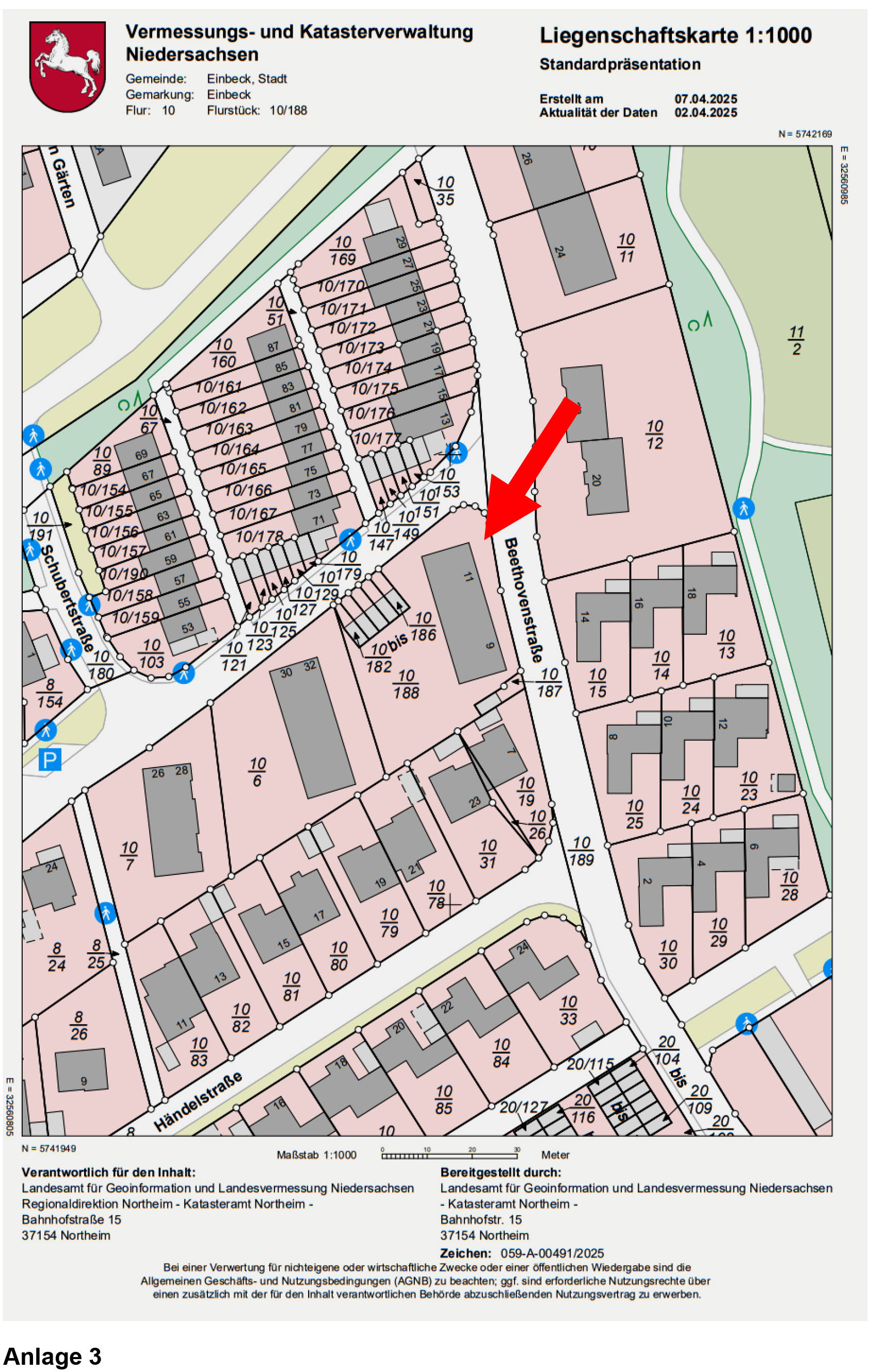 niedersachsen 0022 K 0004/2025 Beethovenstr. 9/11, 37574 Einbeck 15