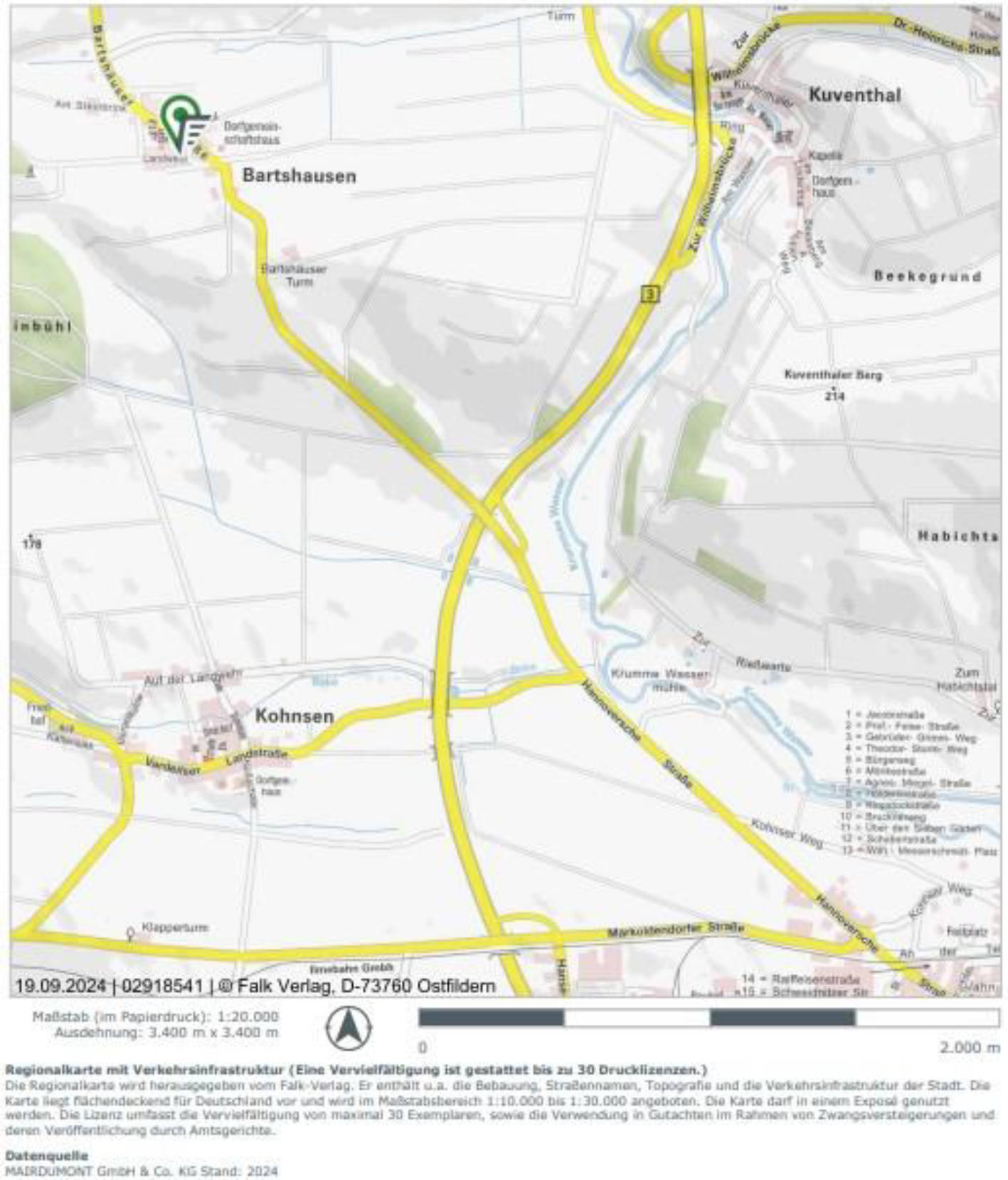niedersachsen 0022 K 0015/2023 Landwehr 4, 37574 Einbeck, Bartshausen 18