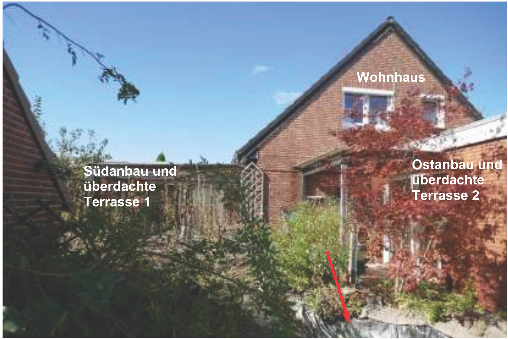 Einfamilienhaus, Wohnhaus mit Anbauten und einem Nebengebäude in Am Stadtberg 23, 21360 Vögelsen - Bild 2