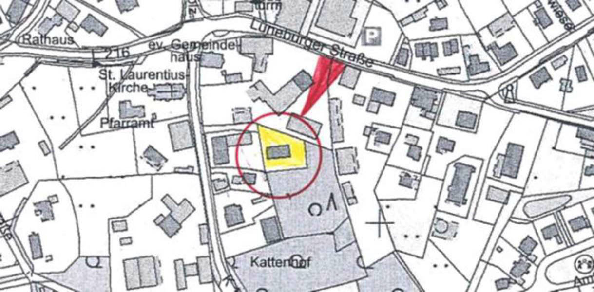 Wohn-/Geschäftshaus, Erbbaurecht bebaut mit einem Wohn- und Wirtschaftsgebäude (ehemaliges Forstwartgehöft) in Südergellerser Straße 6, 21394 Südergellersen - Bild 2