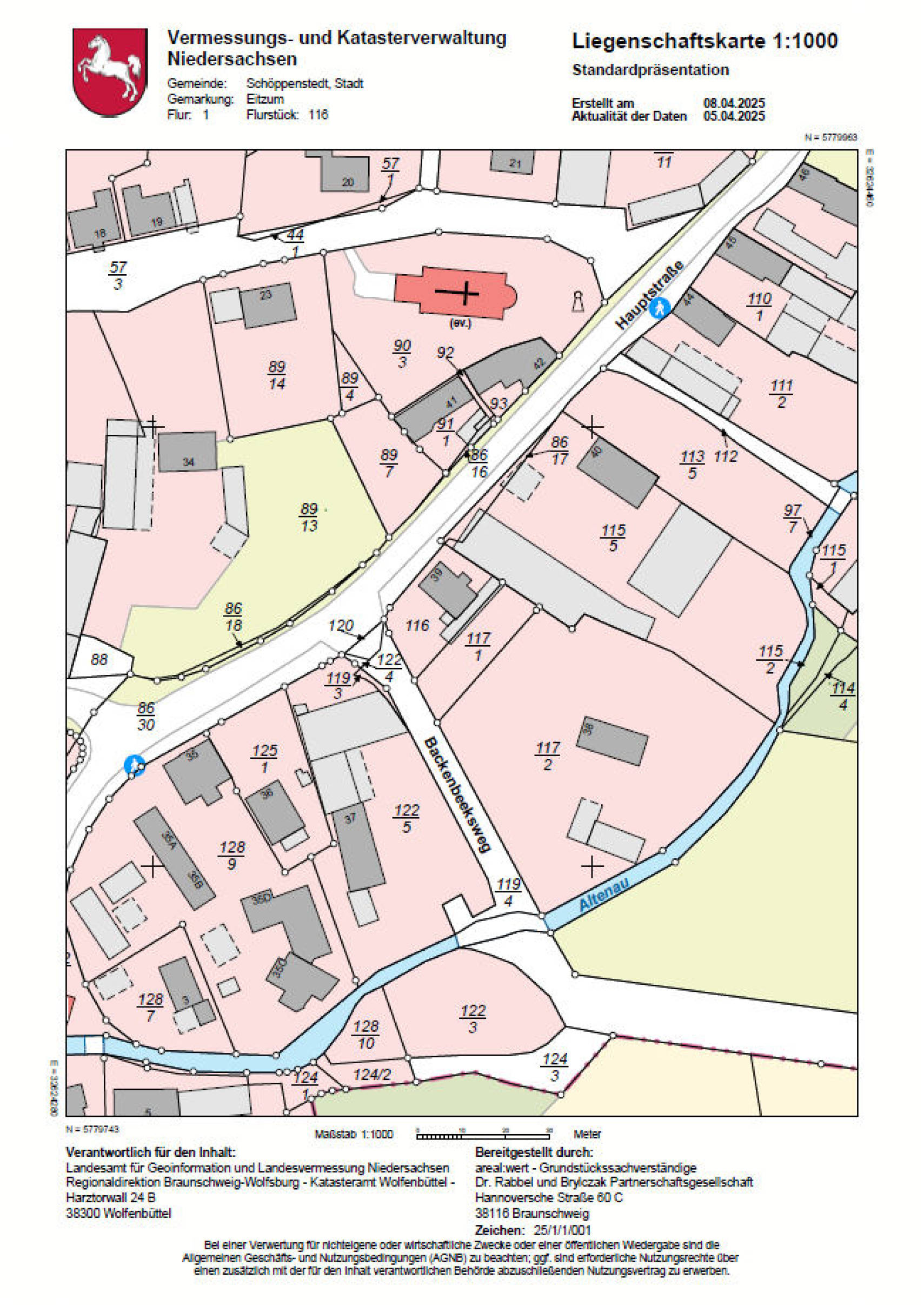 niedersachsen 0023 K 0029/2024 Hauptstraße 39, 38170 Schöppenstedt, Eitzum 8