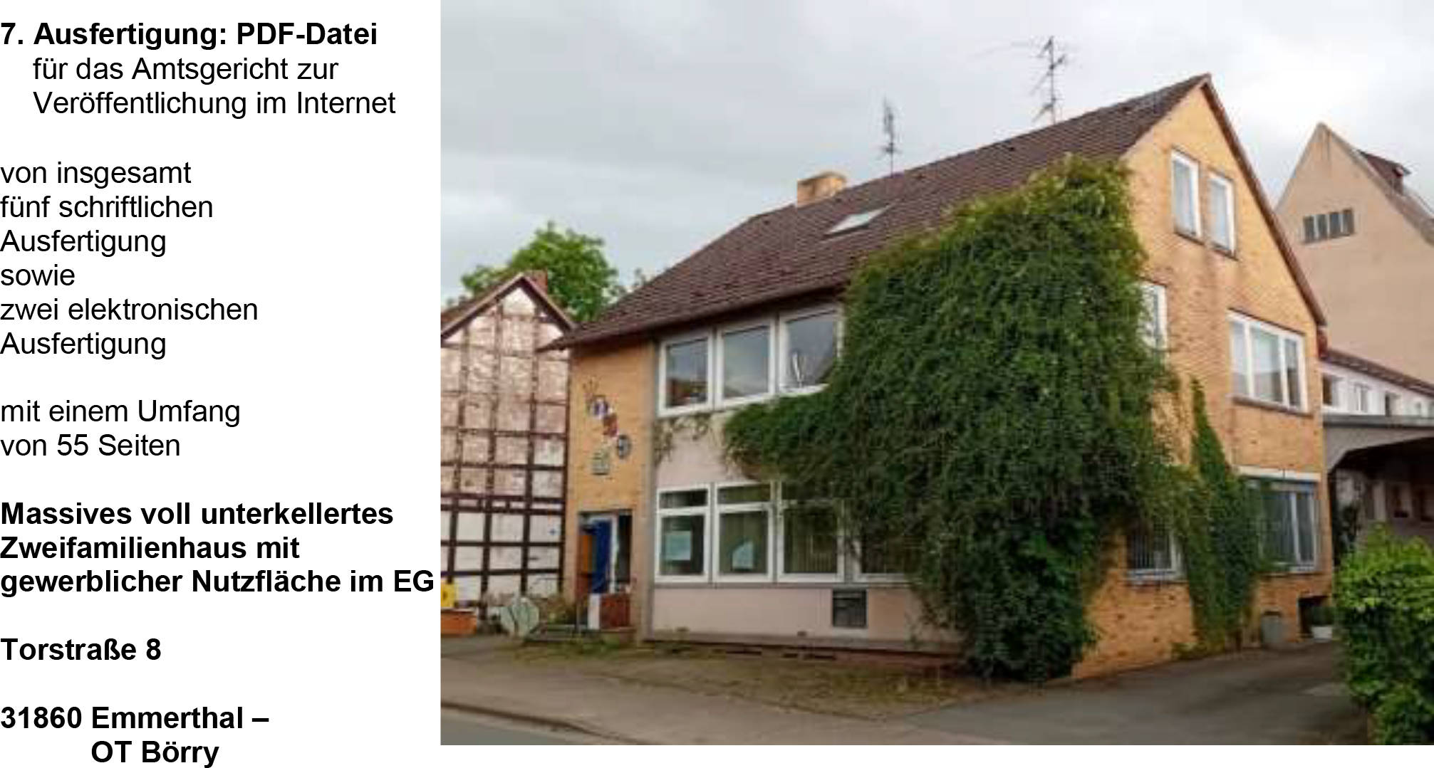 Mehrfamilienhaus in Torstr. 8, 31860 Emmerthal, Börry