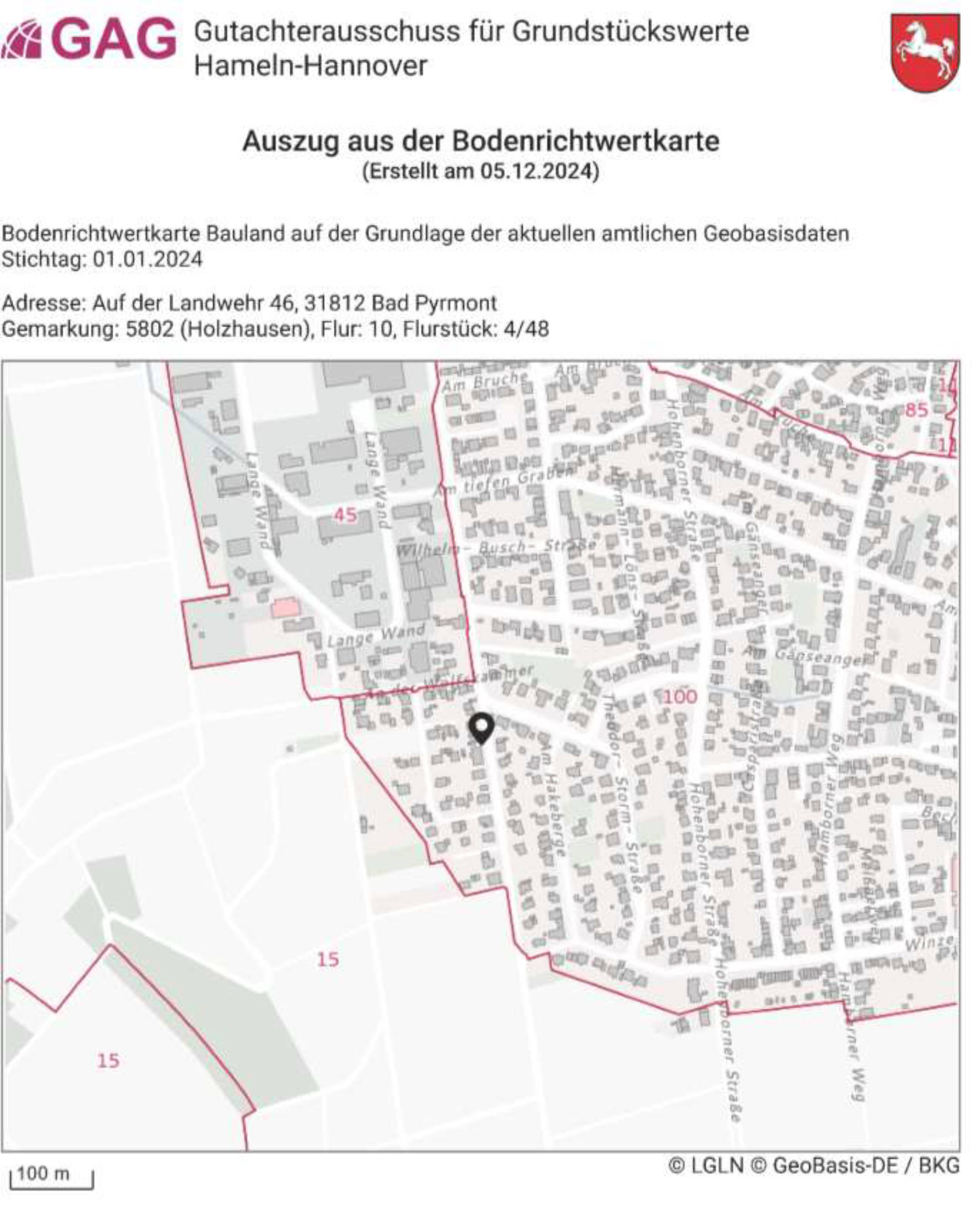 Eigentumswohnung (3 bis 4 Zimmer) in Auf der Landwehr 46, 31812 Bad Pyrmont, Holzhausen - Bild 4