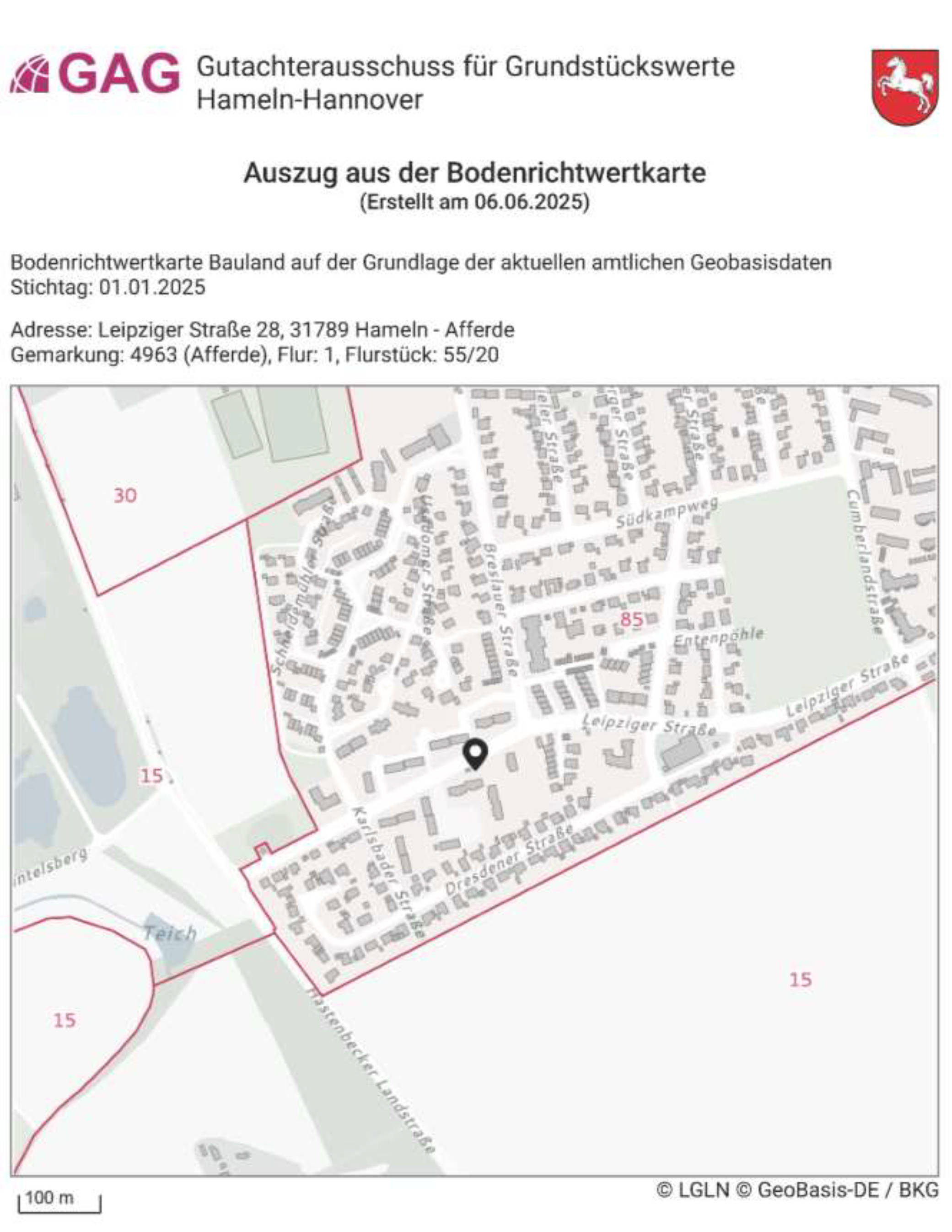 niedersachsen 0026 K 0047/2024 Leipziger Straße 28, 31789 Hameln, Afferde 6