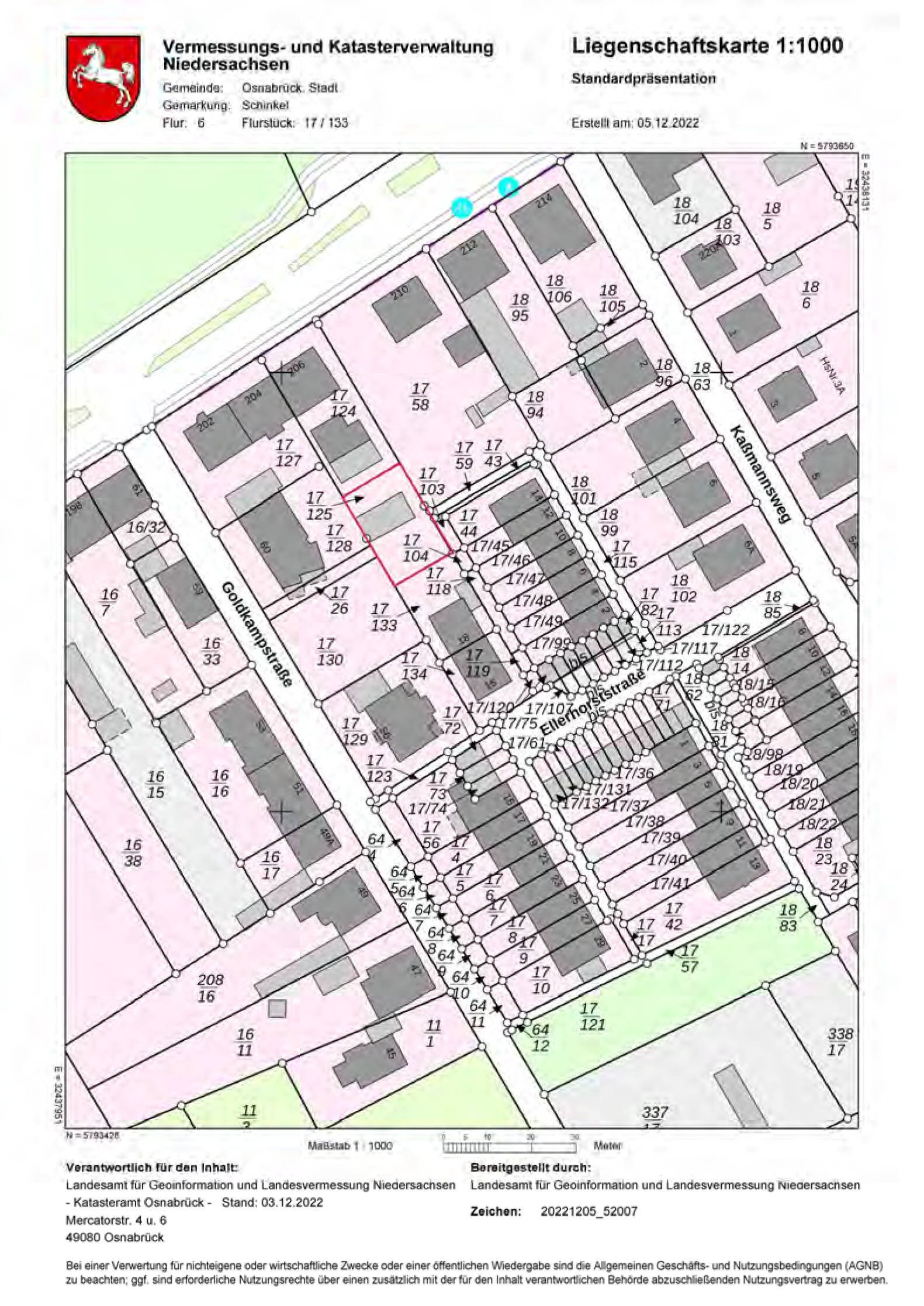 niedersachsen 0028 K 0031/2021 Ellerhorststraße 16,18, 49086 Osnabrück 32