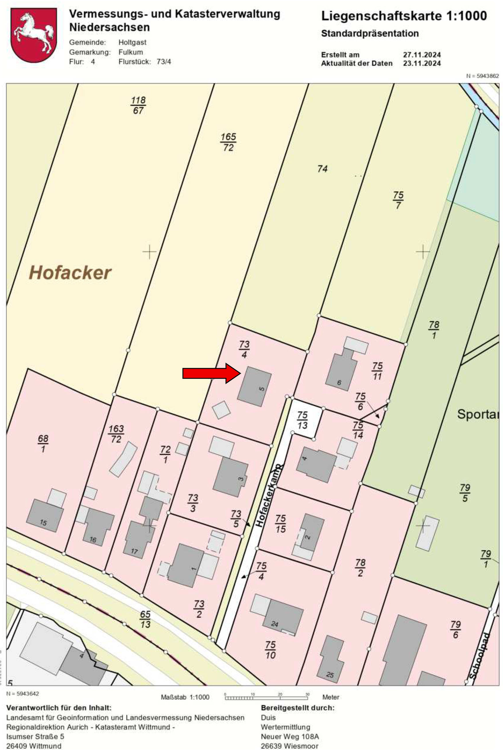 niedersachsen 0031 K 0030/2024 Hofackerkamp 5, 26427 Fulkum 7