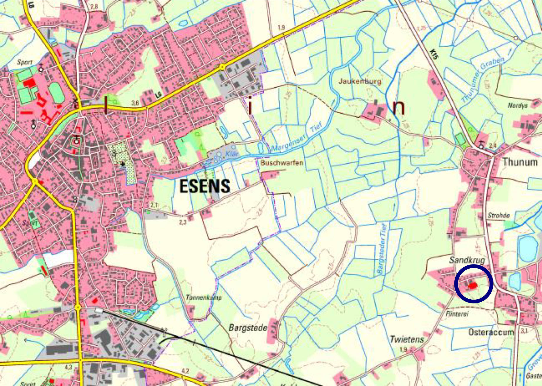niedersachsen 0031 K 0036/2025 Flinterei 3, 26427 Stedesdorf, Thunum 10