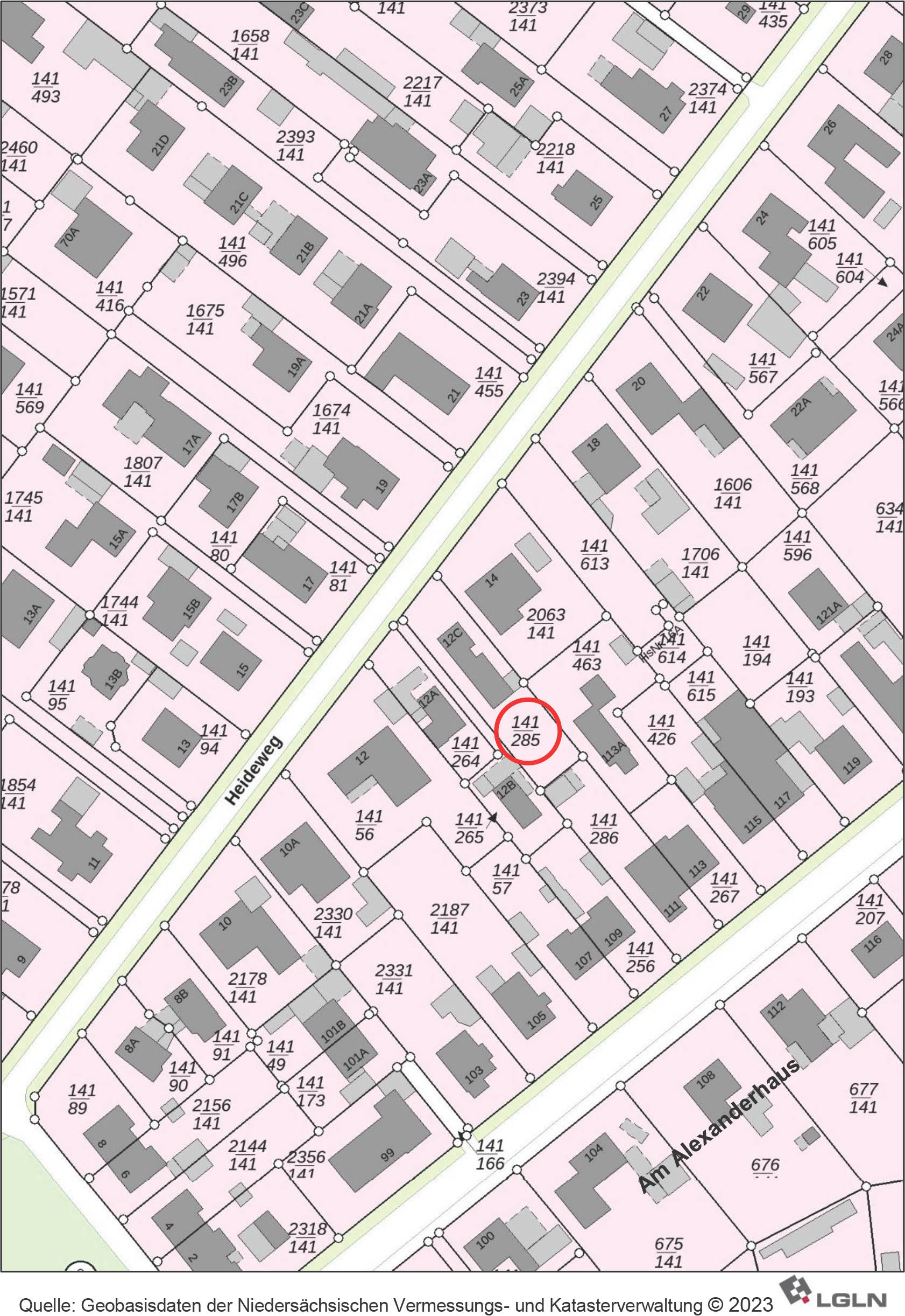 niedersachsen 0034 K 0002/2023 Heideweg 12 c, 26127 Oldenburg 15