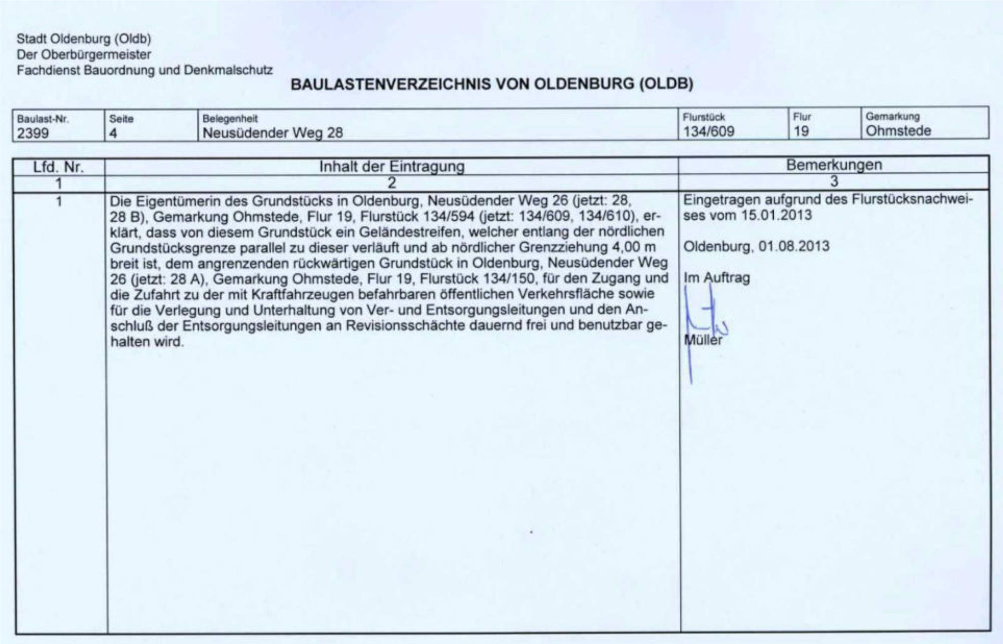niedersachsen 0042K0035-2023 Neusüdender Weg 28 A, 26125 Oldenburg, Ohmstede