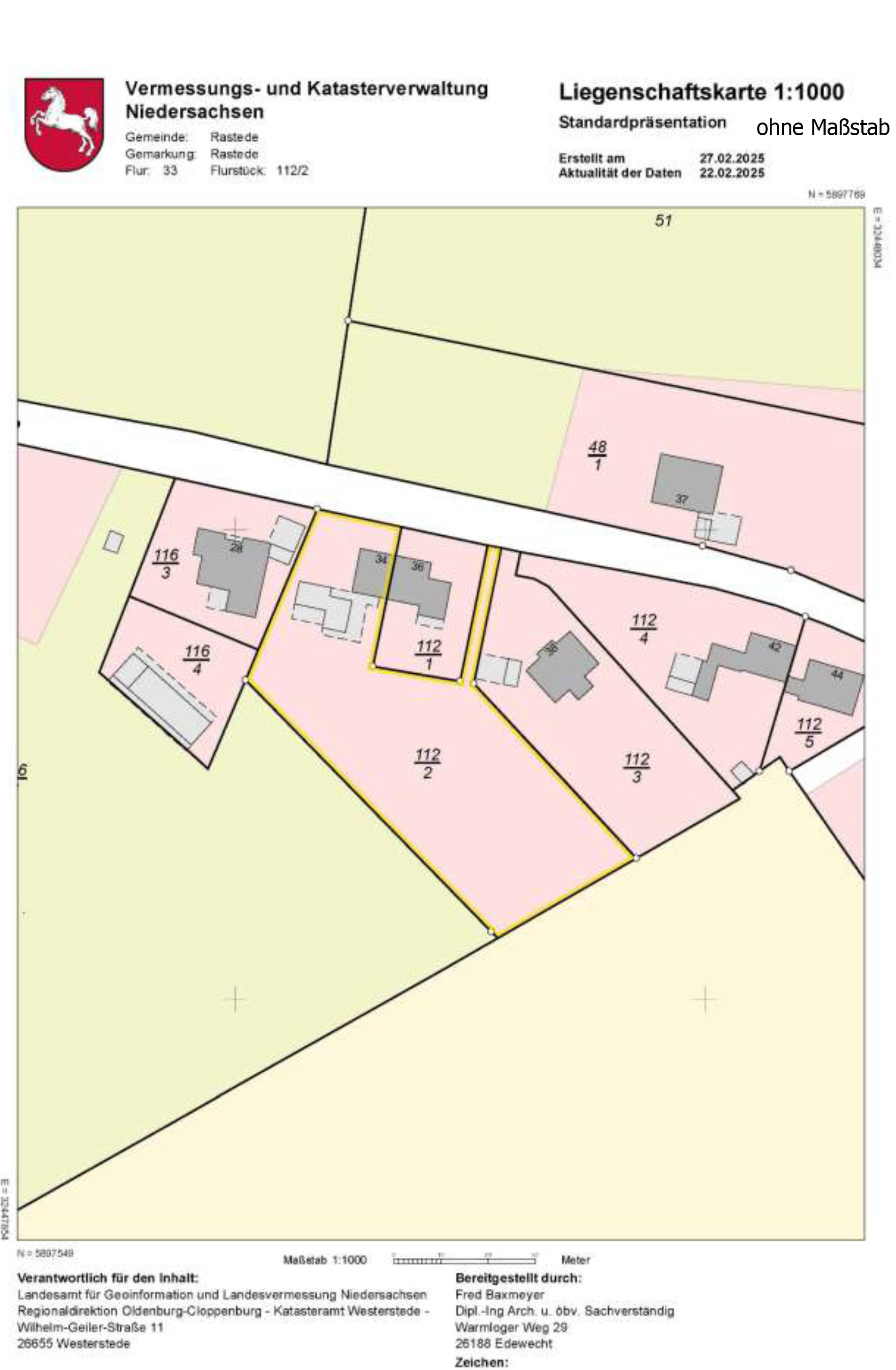 niedersachsen 0066 K 2001/2025 Am Hardenkamp 34, 26180 Rastede 12