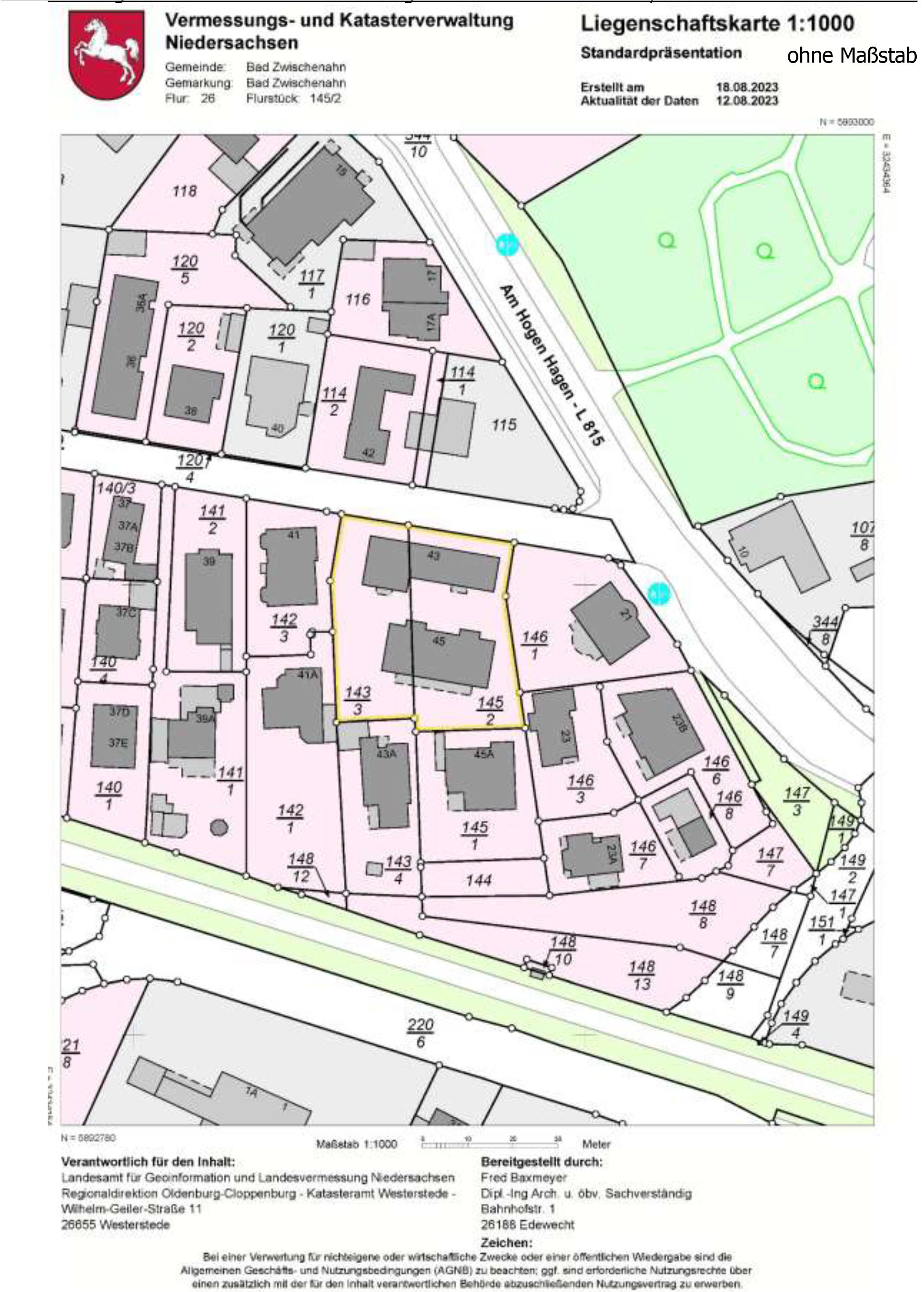 niedersachsen 0066 K 2020/2024 Auf dem Winkel 43, 45, 26160 Bad Zwischenahn 35