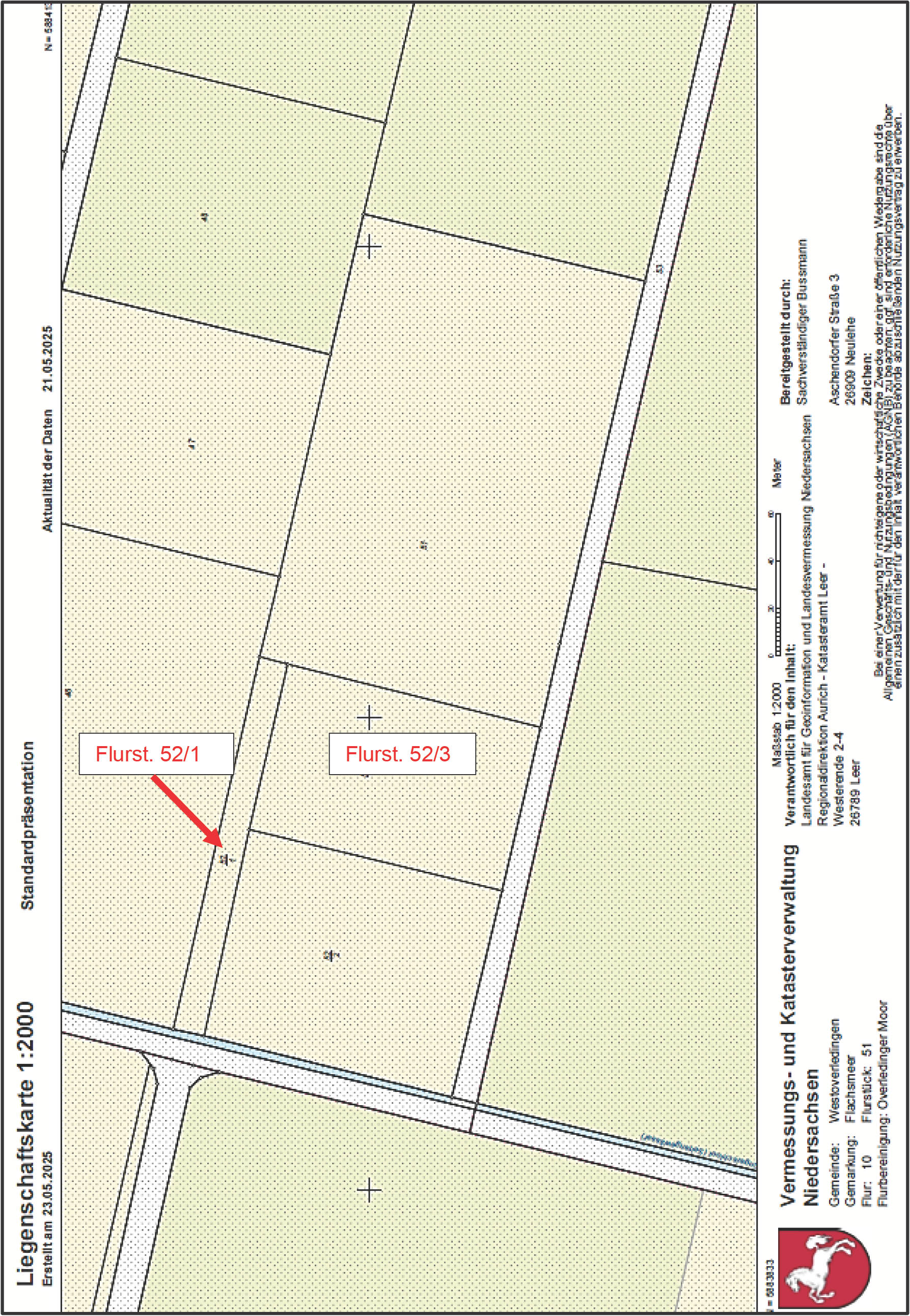 niedersachsen 0135 K 0004/2025 Russenstraße , 26810 Westoverledingen , Oberledingemoor 5