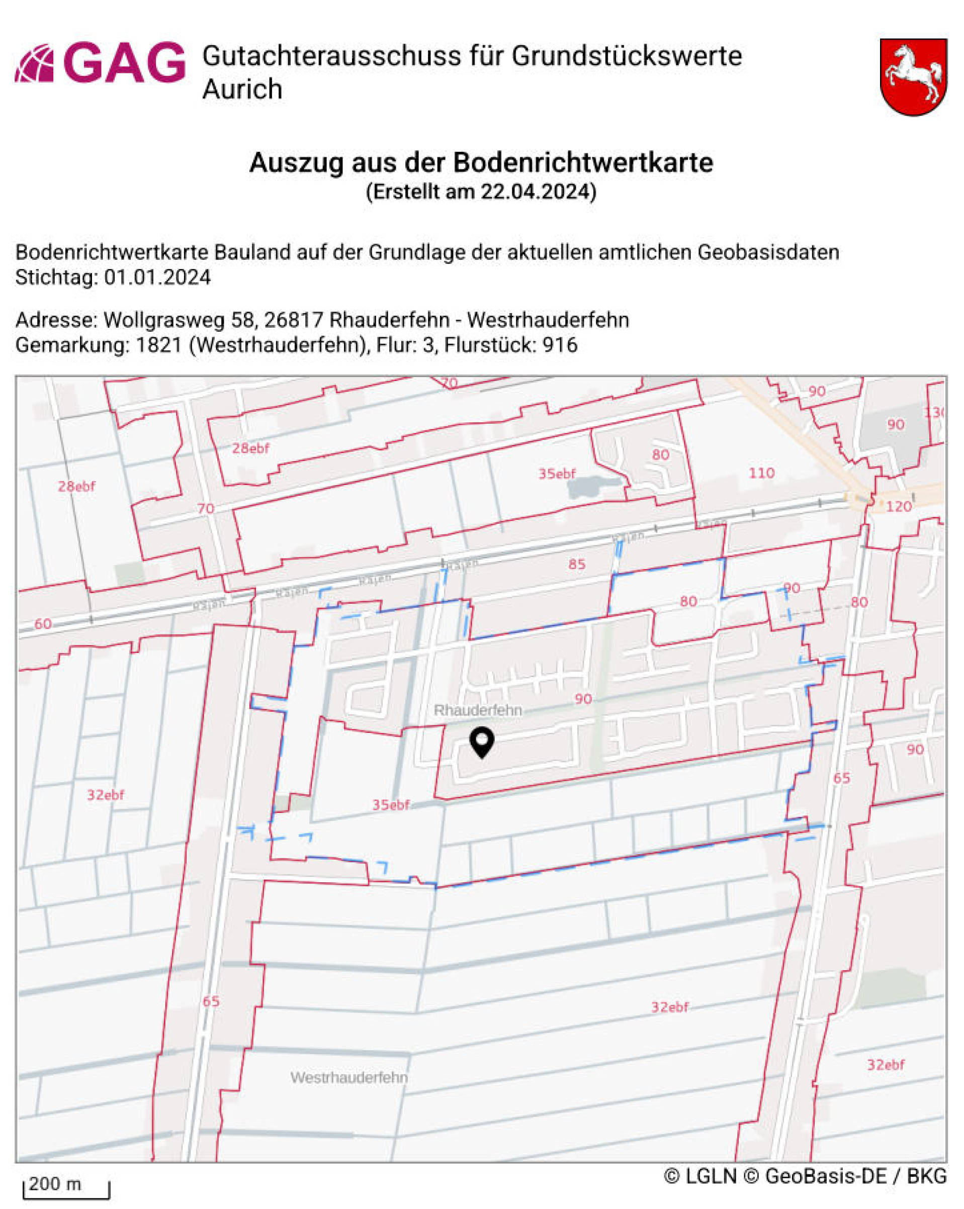 niedersachsen 0135K0010-2022 Wollgrasweg 58, 26817 Rhauderfehn, Westrhauderfehn