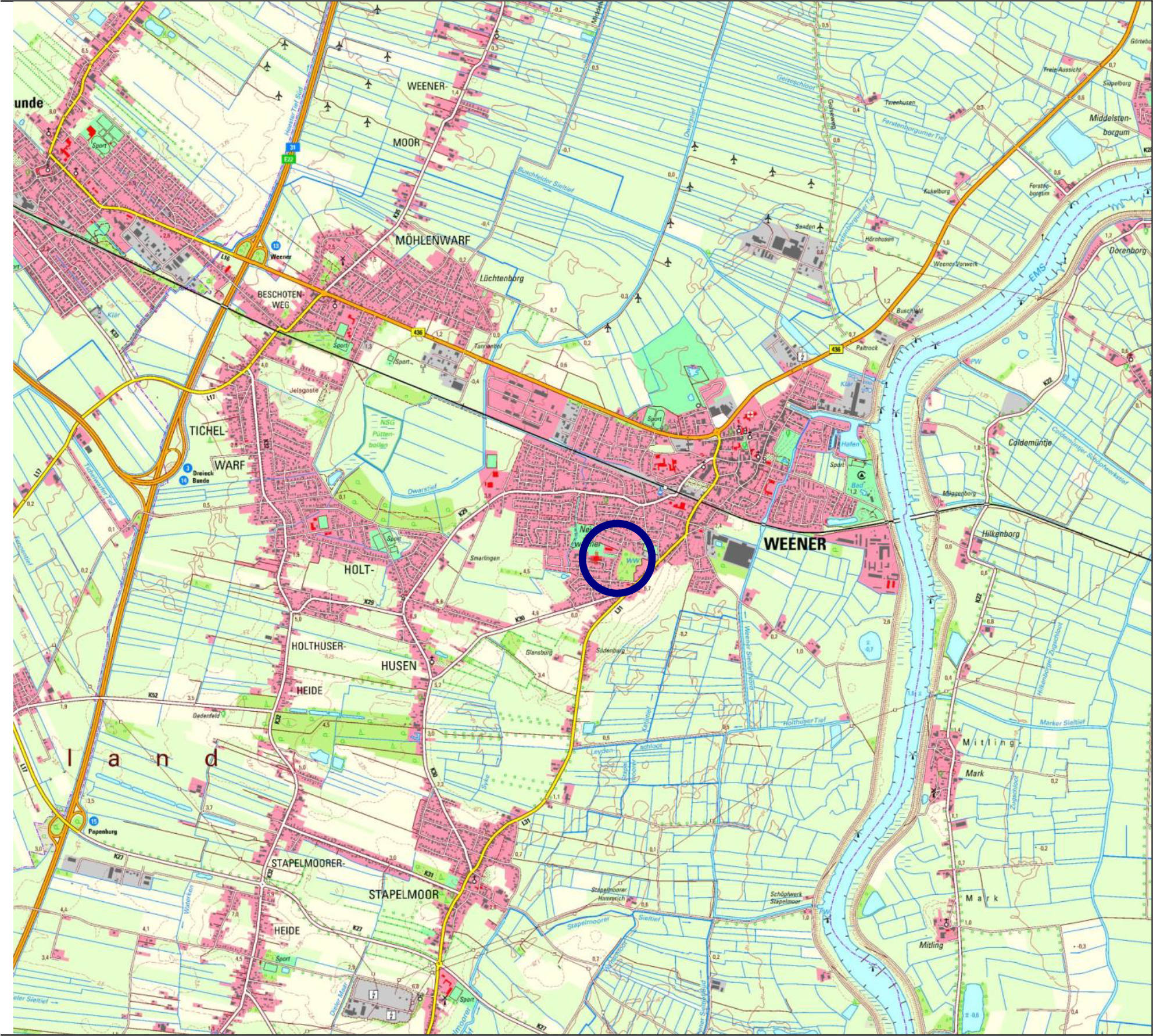 niedersachsen 0135K0015-2024 Auf der Gaste 29,29 A, 26826 Weener