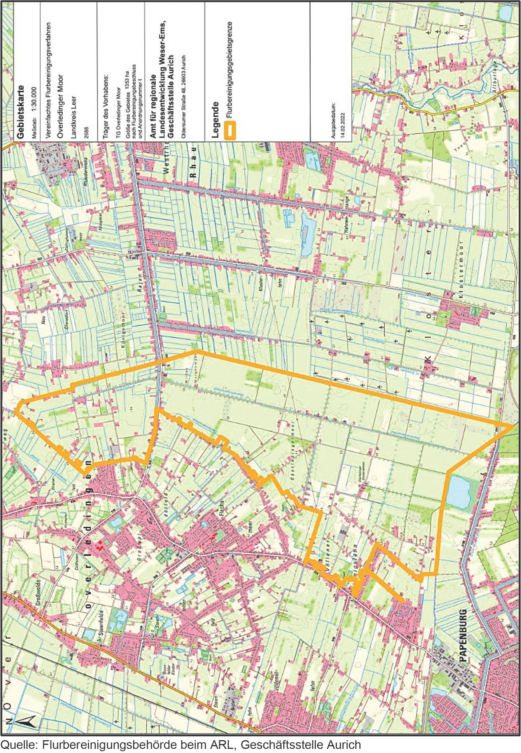 niedersachsen 0135 K 0028/2022 Russenstraße , 26810 Westoverledingen , Oberledingemoor 5