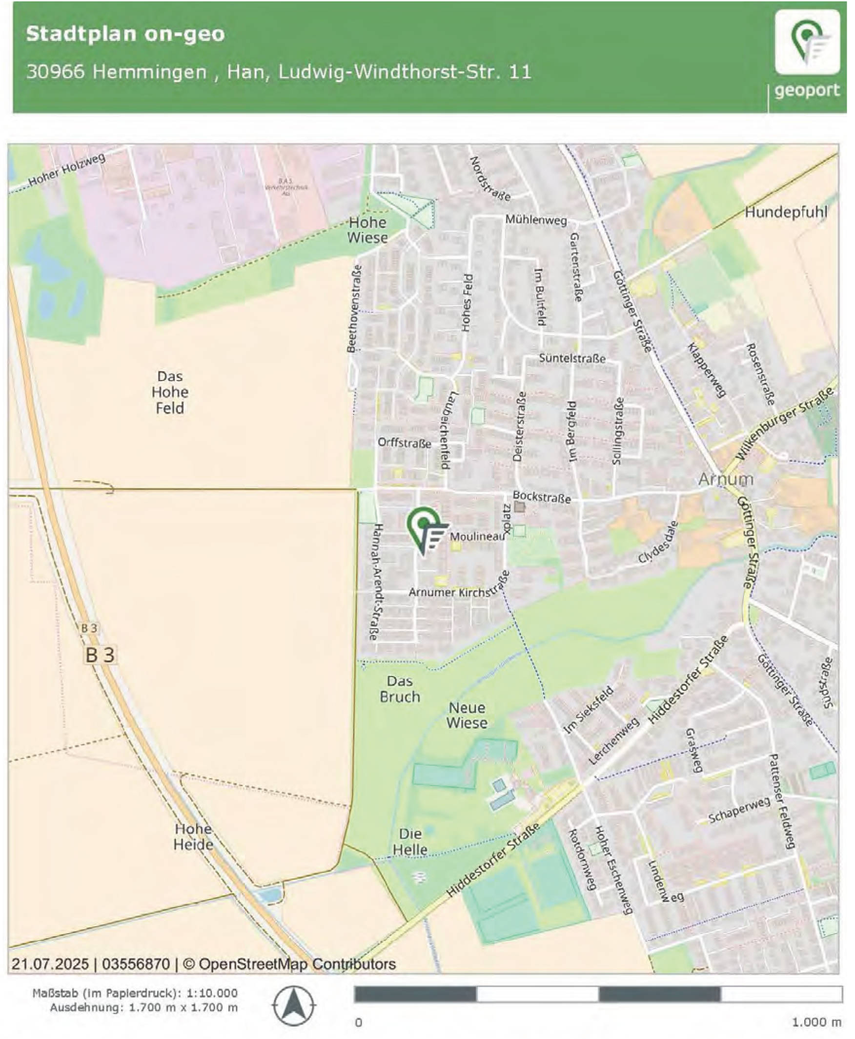 niedersachsen 0741 K 0020/2025 Ludwig-Windthorst-Straße 11, 30966 Hannover, Arnum 9