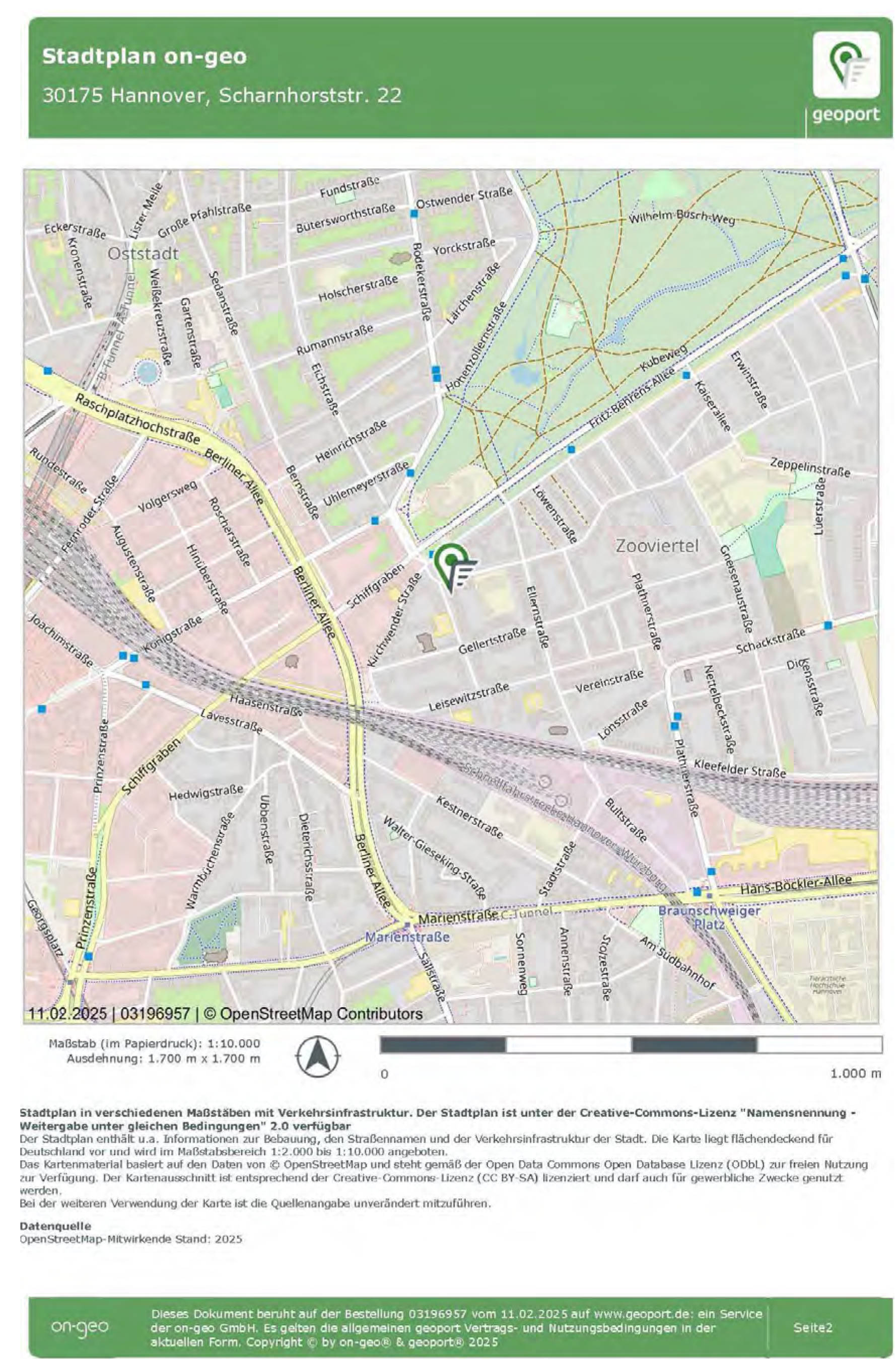 Eigentumswohnung (1 bis 2 Zimmer) in Scharnhorststraße 22, 30175 Hannover - Bild 2