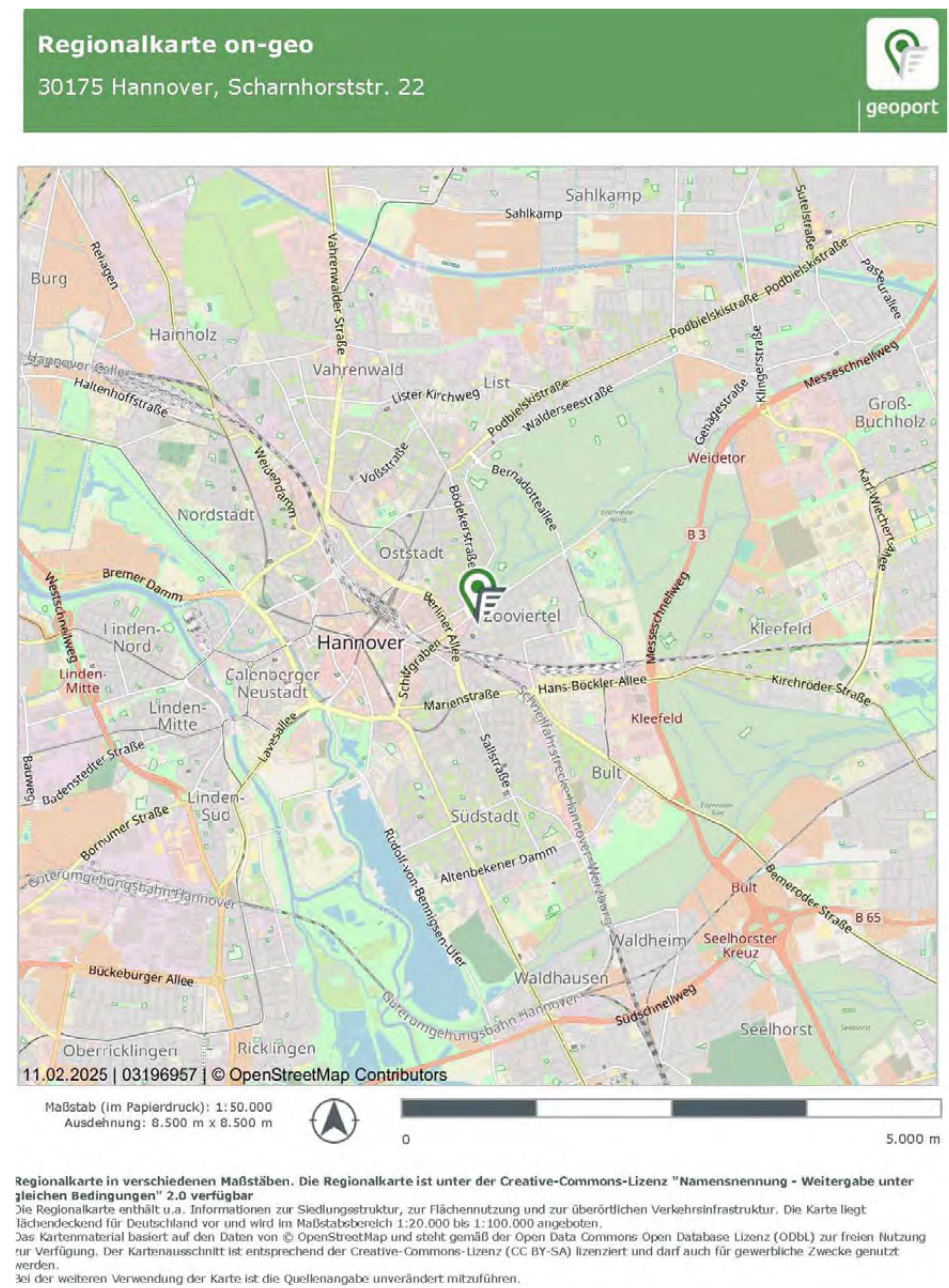 niedersachsen 0741K0099-2024 Scharnhorststraße 22, 30175 Hannover 7