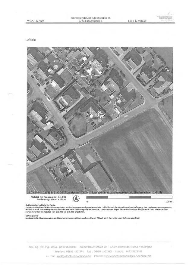 niedersachsen 1 K 7/22 Tulpenstraße 15, 37434 Rhumspringe 13