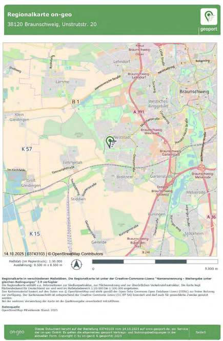 niedersachsen 24 K 45/25 Unstrutstraße 20, 38120 Braunschweig 11