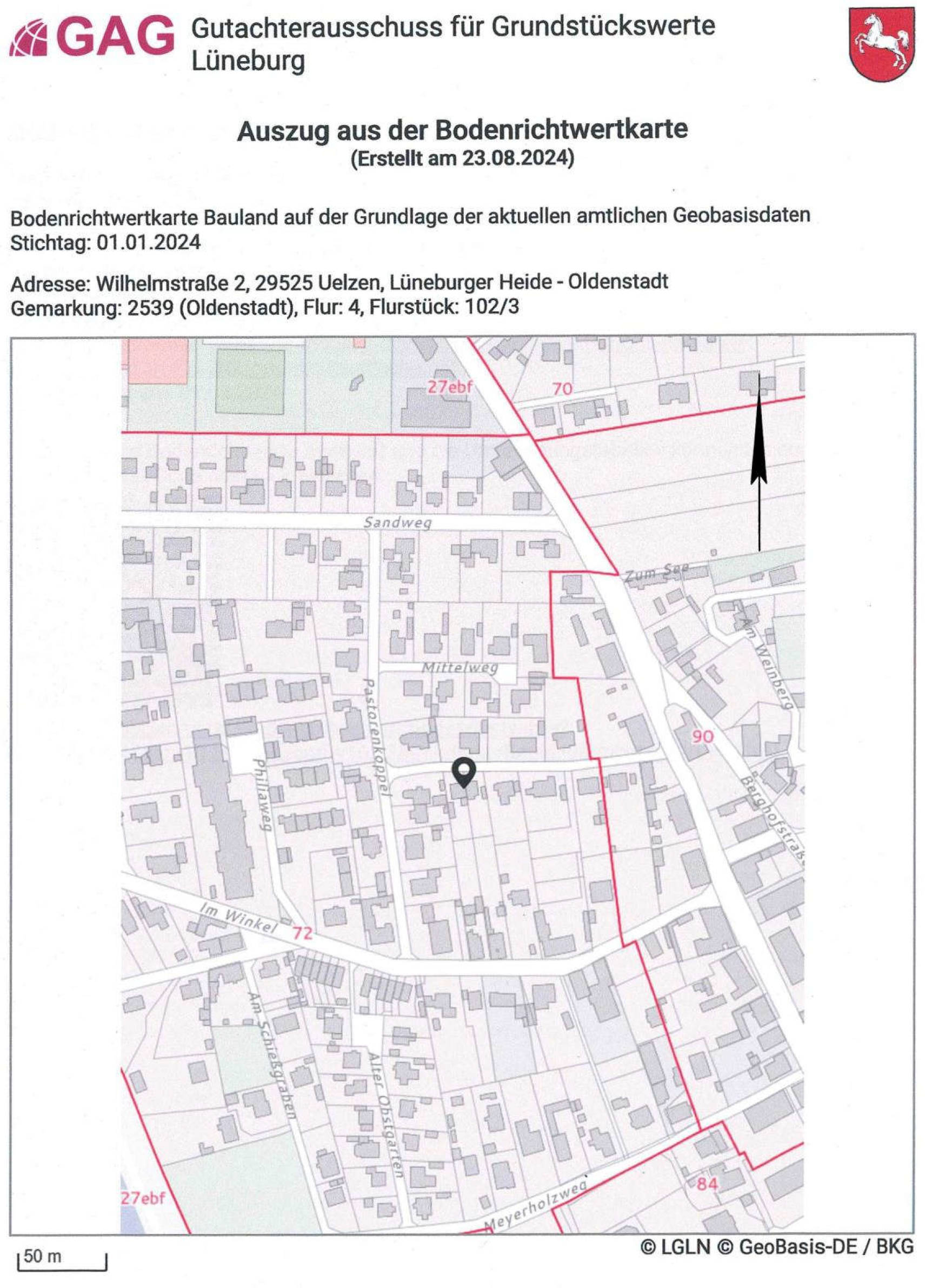 niedersachsen 7 K 22/23 Wilhelmstraße 2, 29525 Uelzen 8