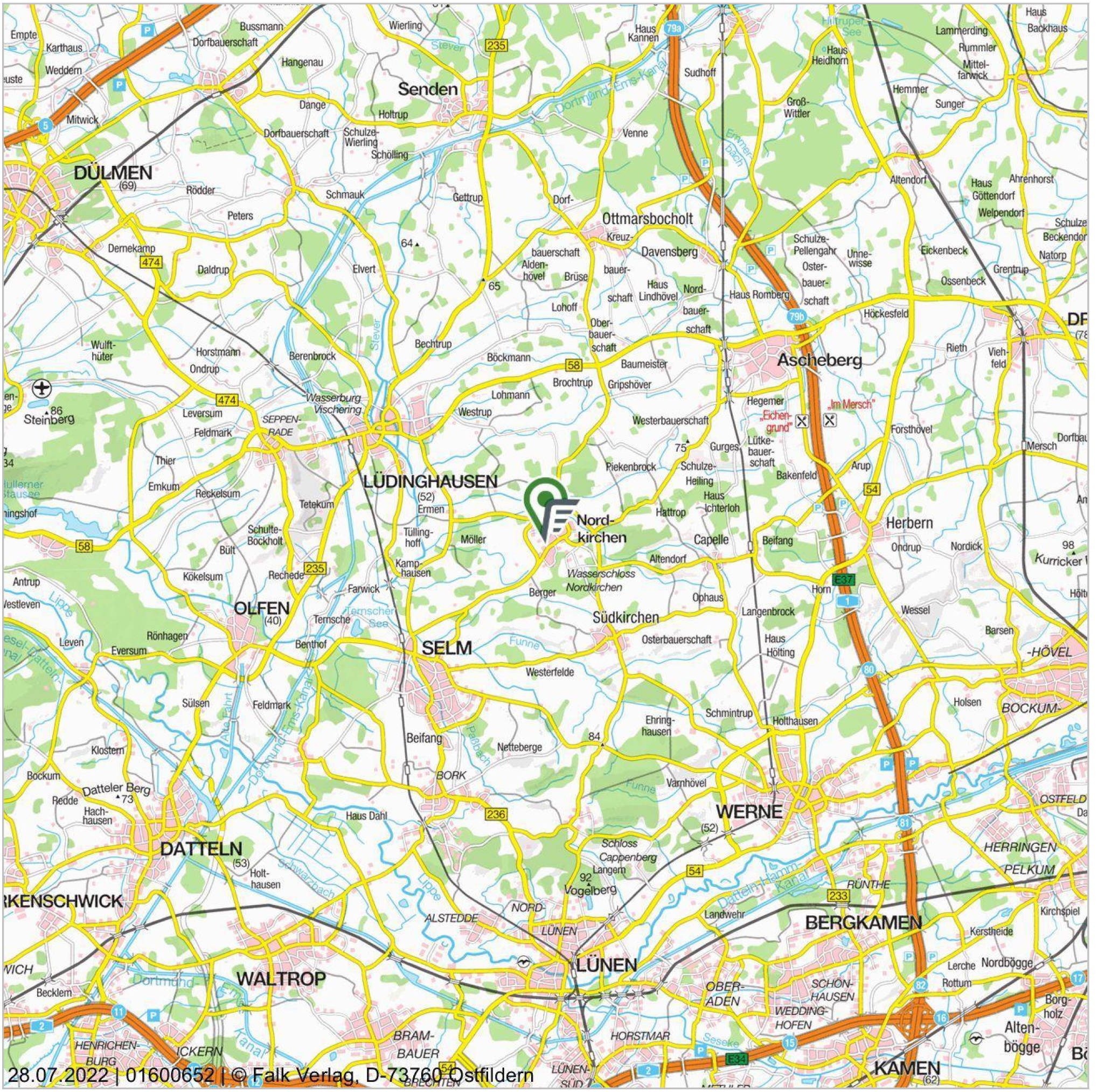 nordrheinwestpfalen 0002 K 0001/2025 Wersebrede 20, 59394 Nordkirchen, Südkirchen 23