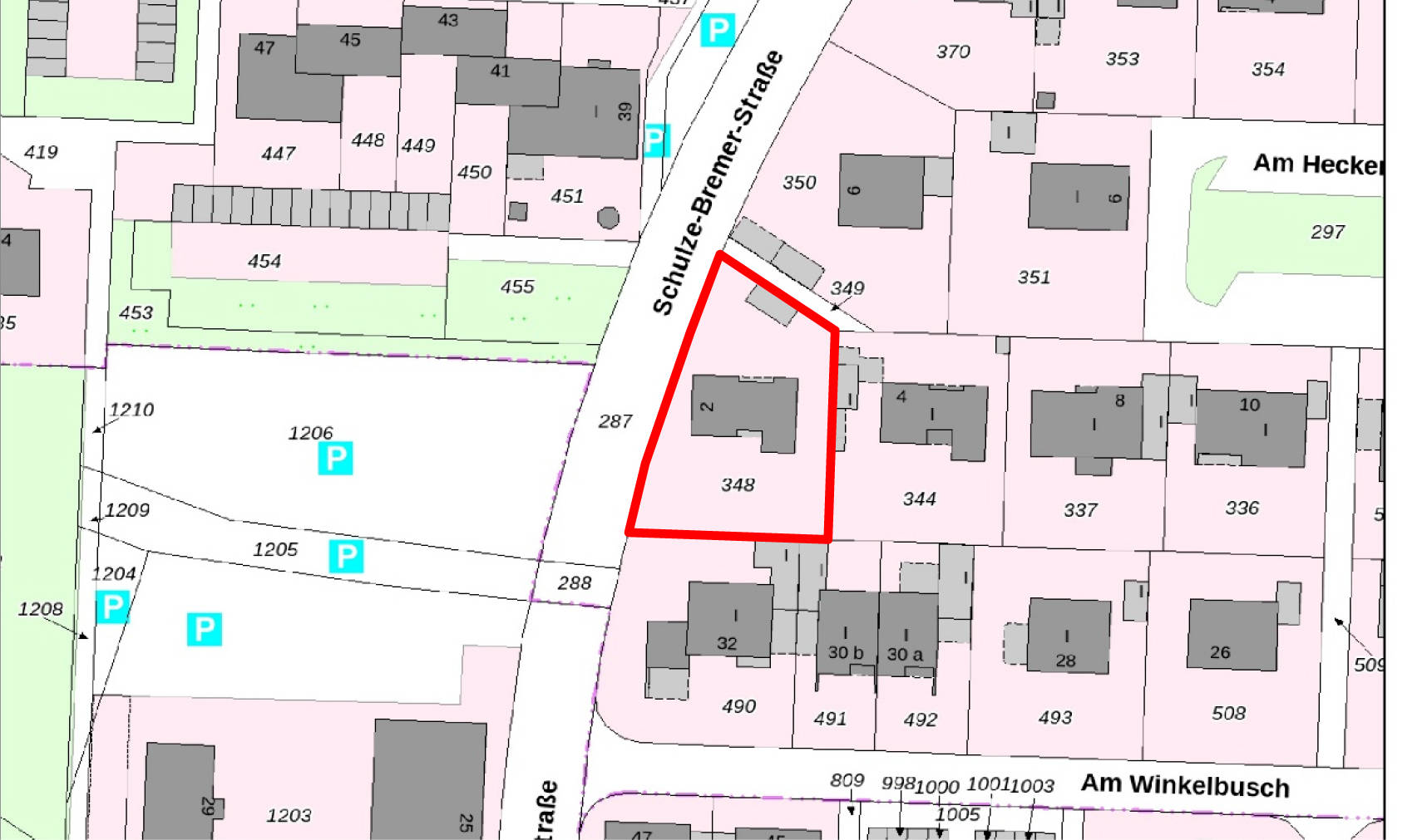 Grundstück (878 qm), mit einem Erbbaurecht belastet in Schulze-Bremer-Str. 2, 48308 Senden - Bild 3