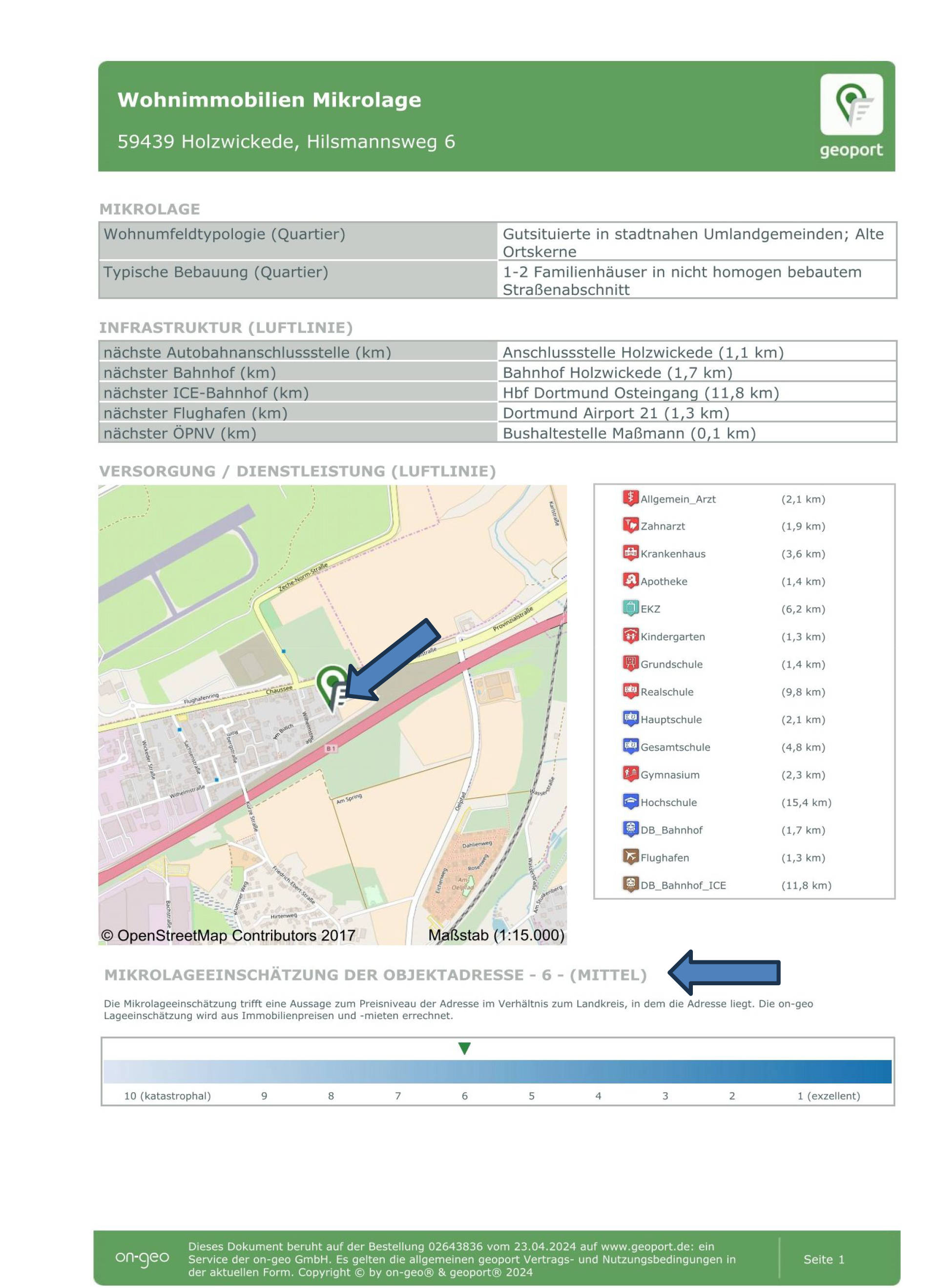 Garage, Doppelhaushälfte in Hilsmannsweg 6, 59439 Holzwickede - Bild 2