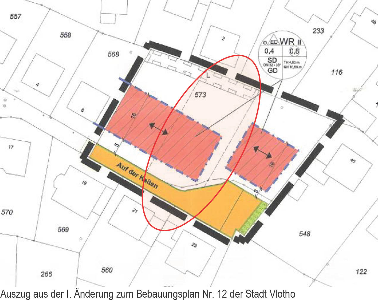 Baugrundstück in Auf der Kaiten 8 D, 32602 Vlotho - Bild 3