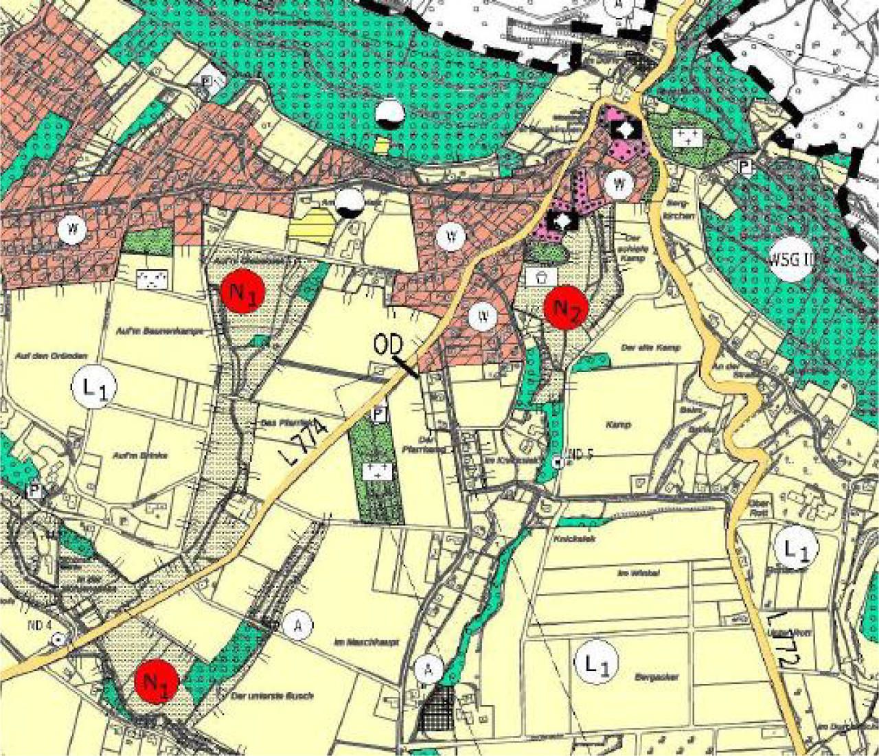 land- und forstwirtschaftlich genutztes Grundstück in Das Pfarrfeld, 32549 Bad Oeynhausen - Bild 3