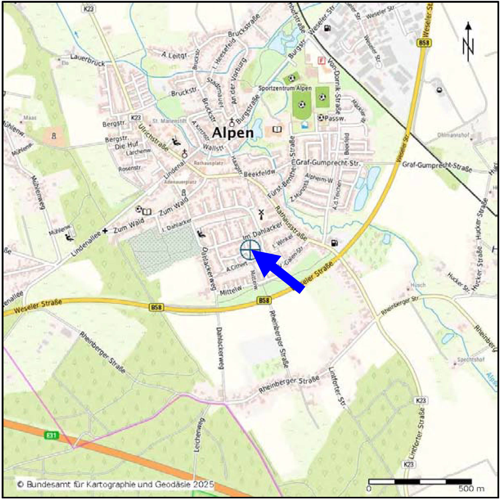 nordrheinwestpfalen 0003 K 0033/2024 Am Cithert 60, 46519 Alpen 23