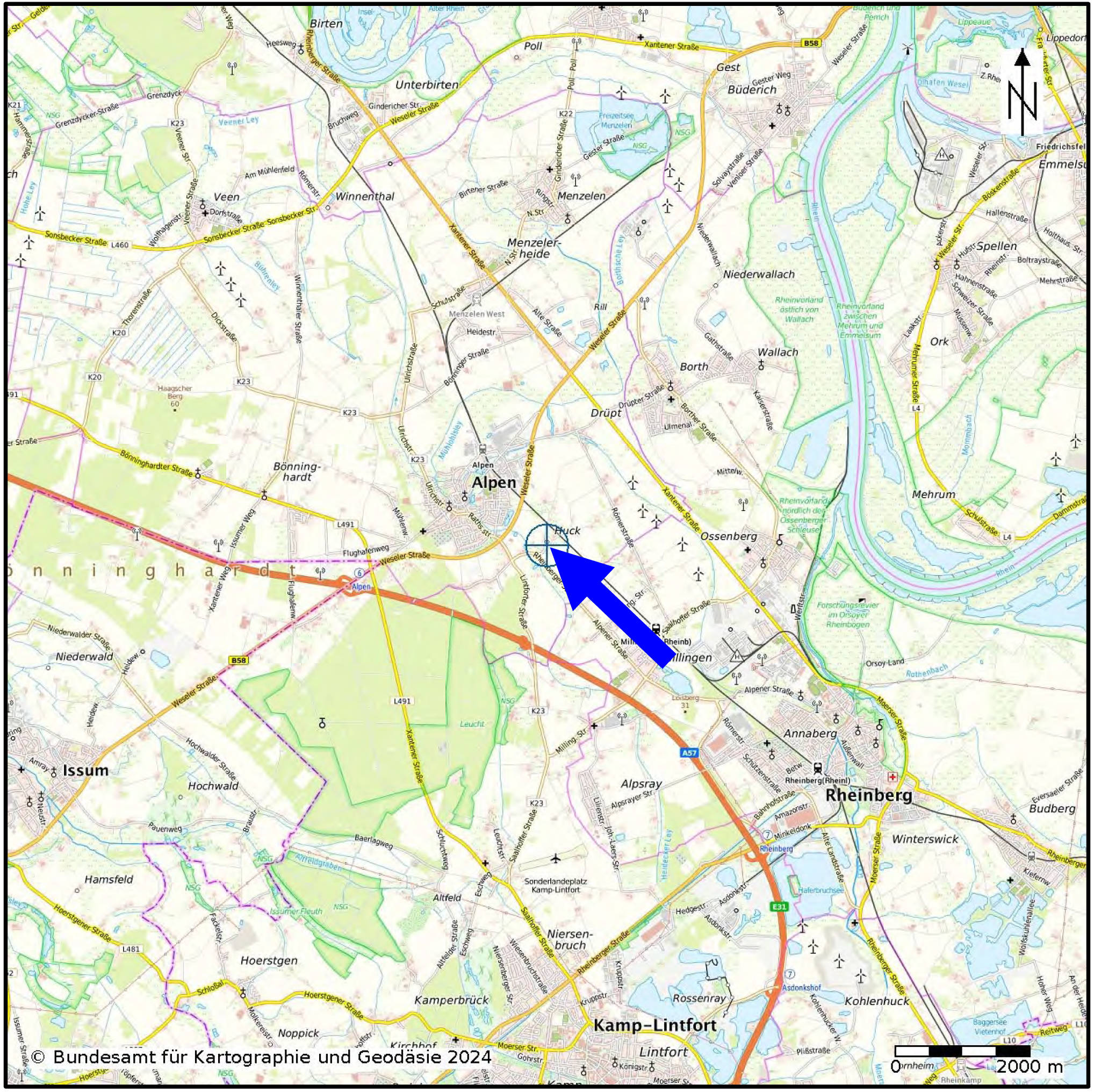 nordrheinwestpfalen 0003K0043-2023 Hucker Straße 6, 46519 Alpen, Huck