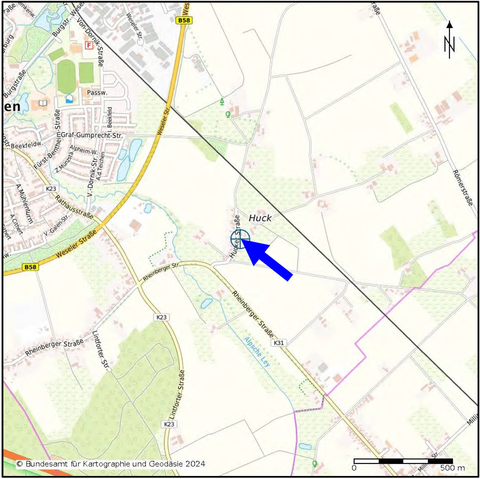 nordrheinwestpfalen 0003K0043-2023 Hucker Straße 6, 46519 Alpen, Huck