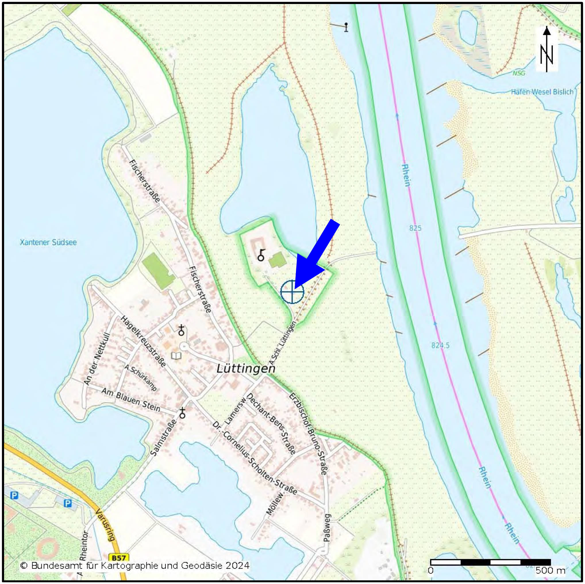 nordrheinwestpfalen 0003K0044-2023 Am Schloss Lüttingen 4, 46509 Xanten, Wardt