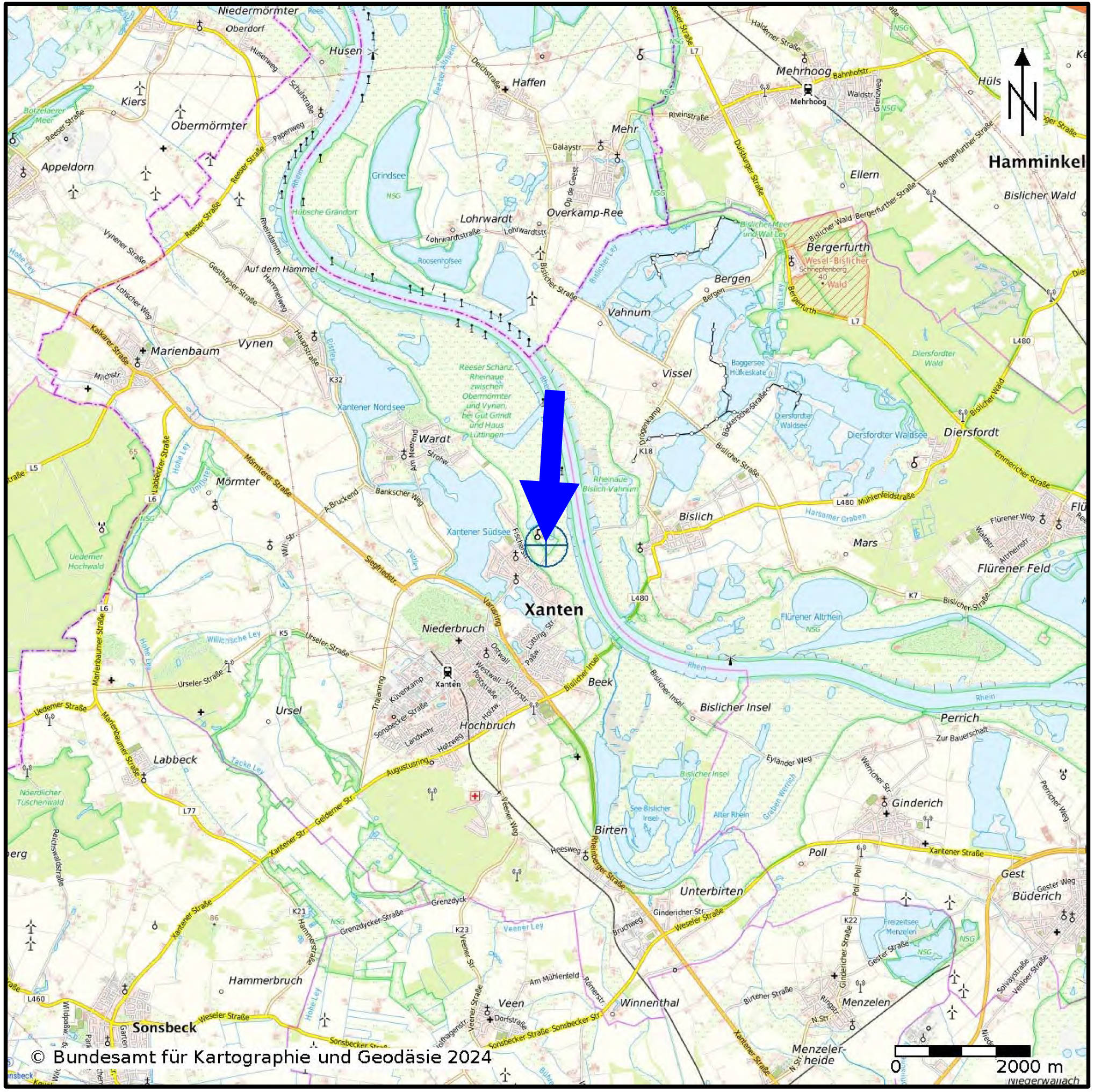 nordrheinwestpfalen 0003K0044-2023 Am Schloss Lüttingen 4, 46509 Xanten, Wardt