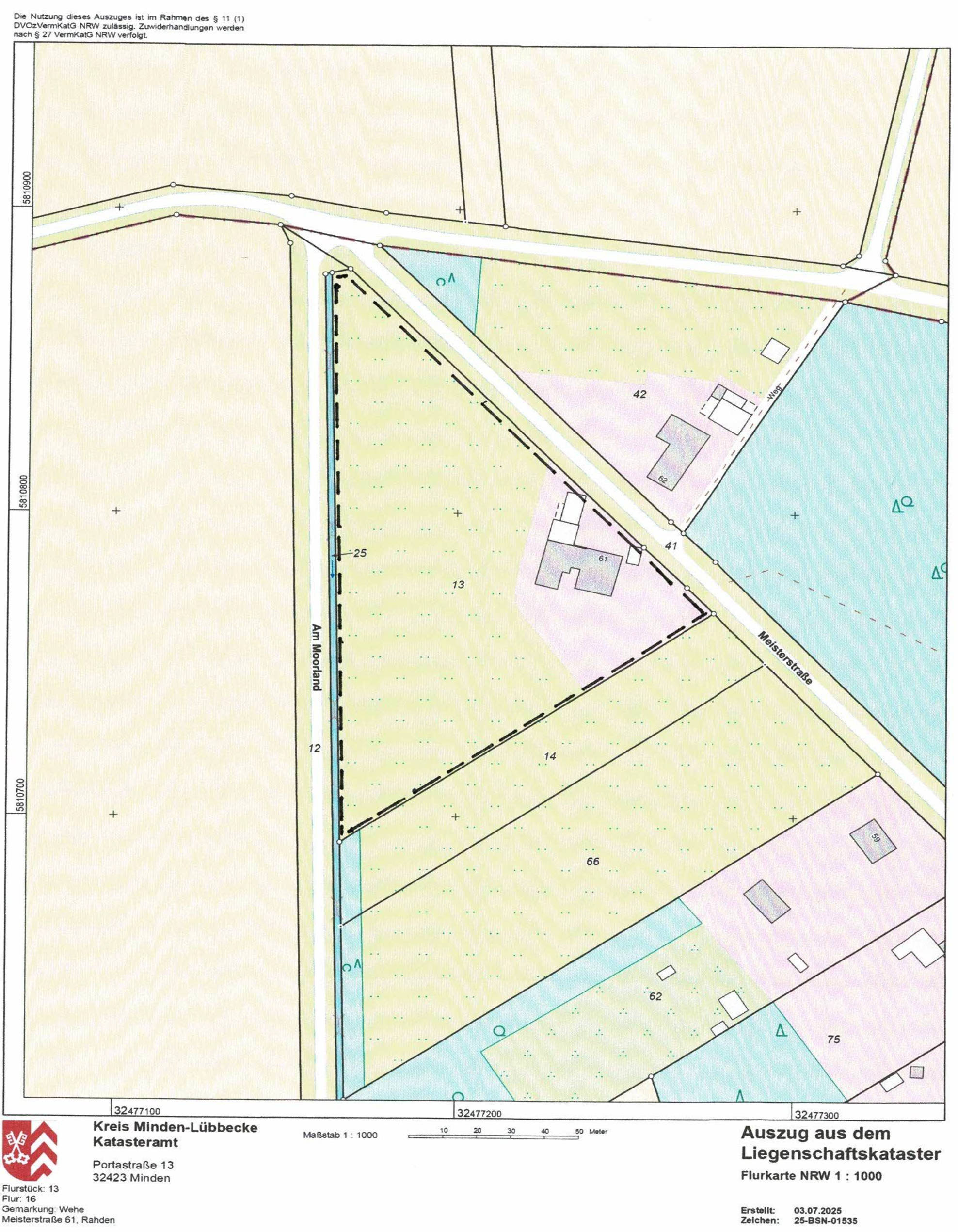Gebäude- und Freifläche, Landwirtschaftsfläche in Meisterstraße 61, 32369 Rahden, Wehe - Bild 4